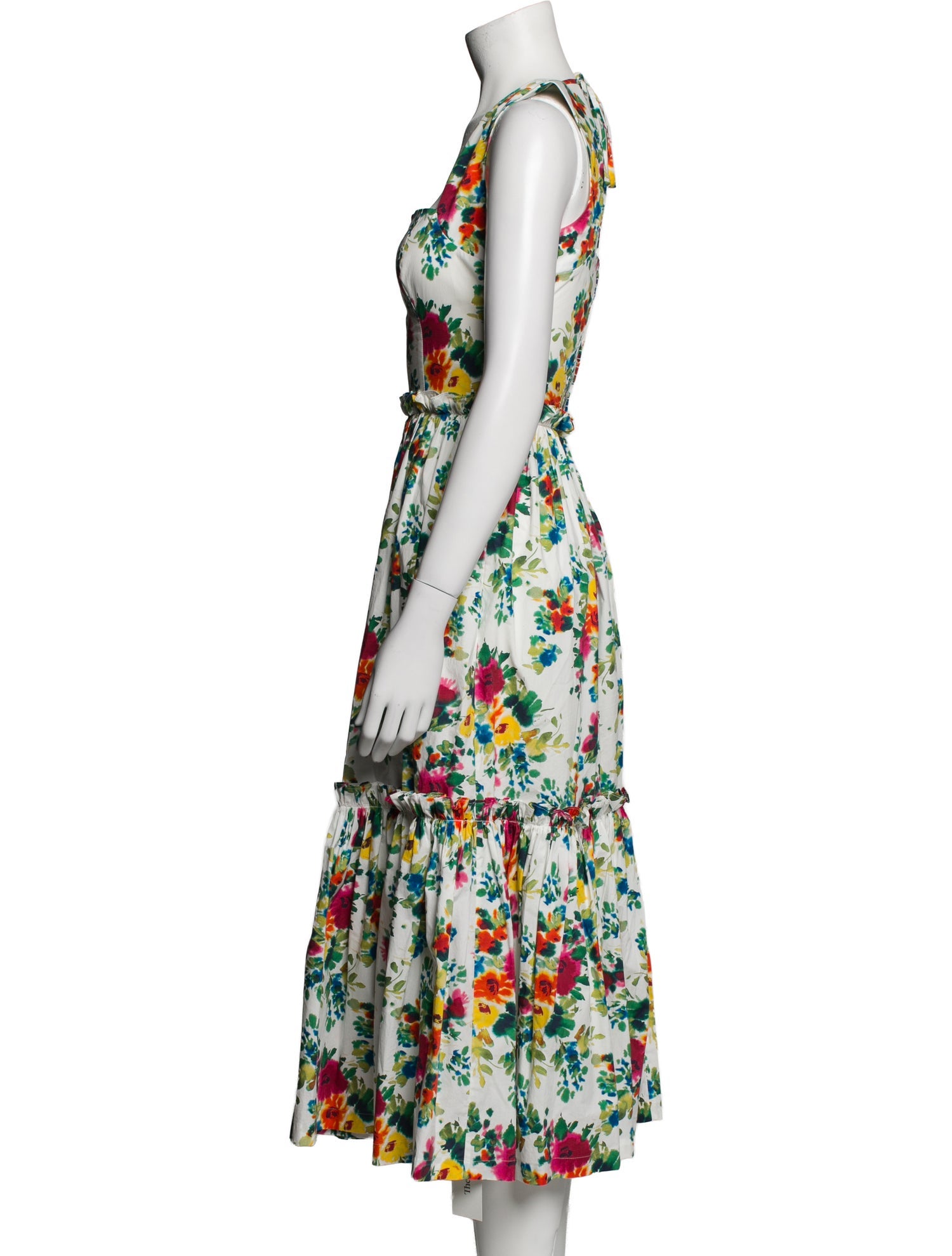 Cara Cara Floral Print Midi Length Dress