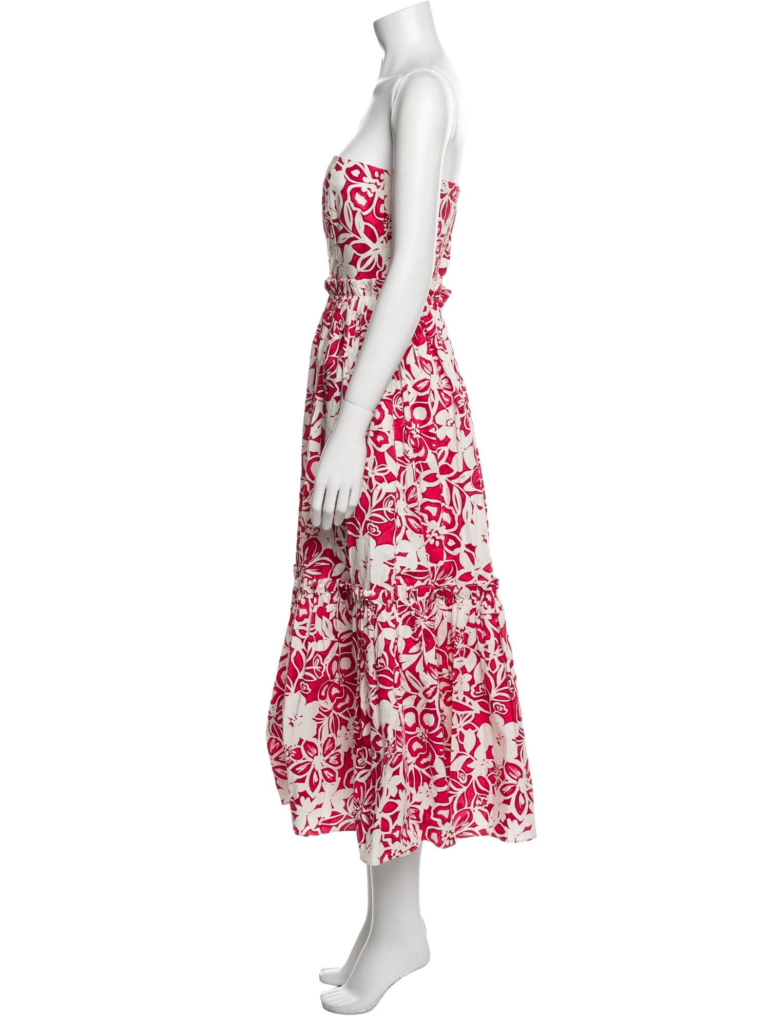 Cara Cara Floral Print Midi Length Dress