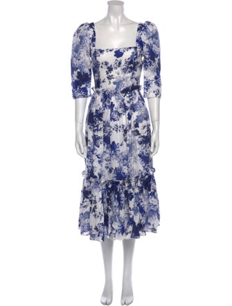 Cara Cara Linen Midi Length Dress