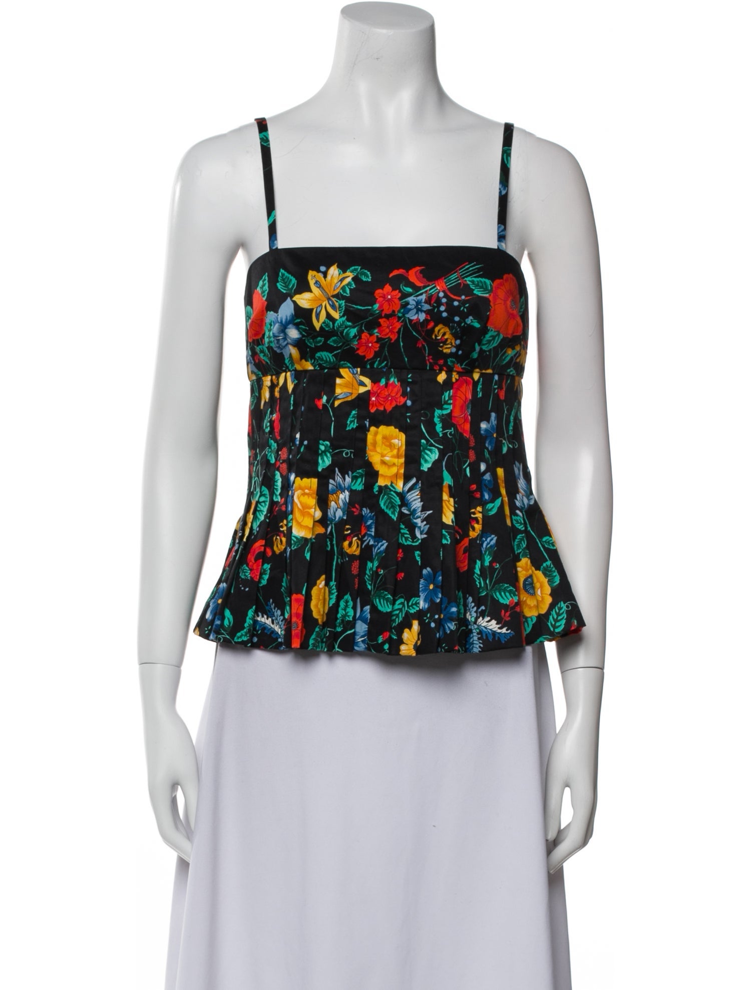 Cara Cara Floral Print Square Neckline Top w/ Tags