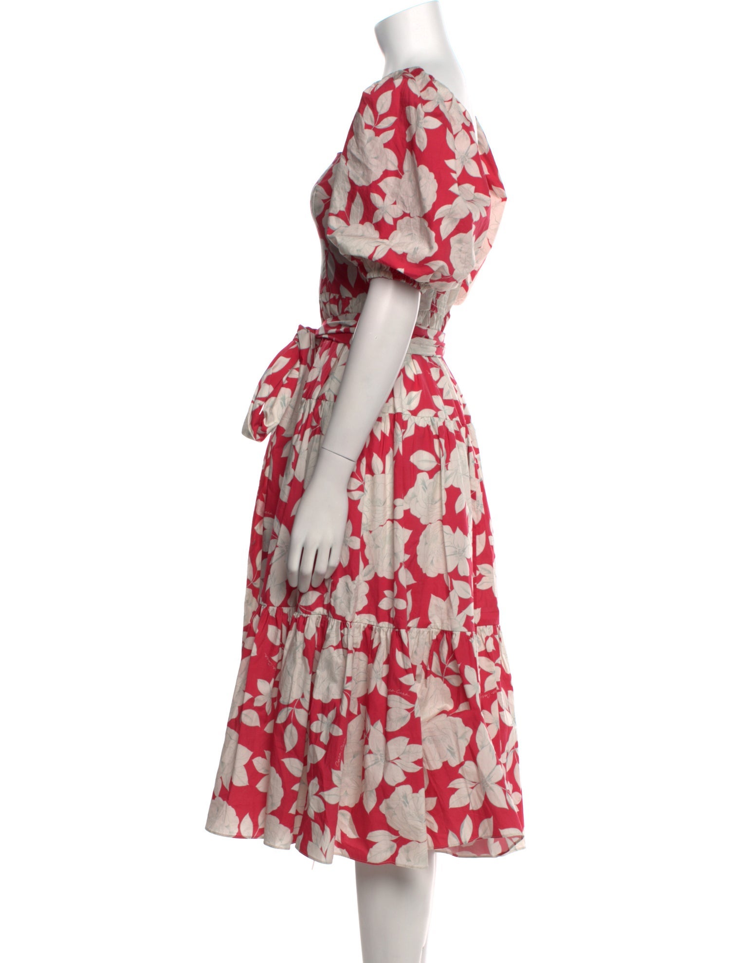 Cara Cara Floral Print Midi Length Dress