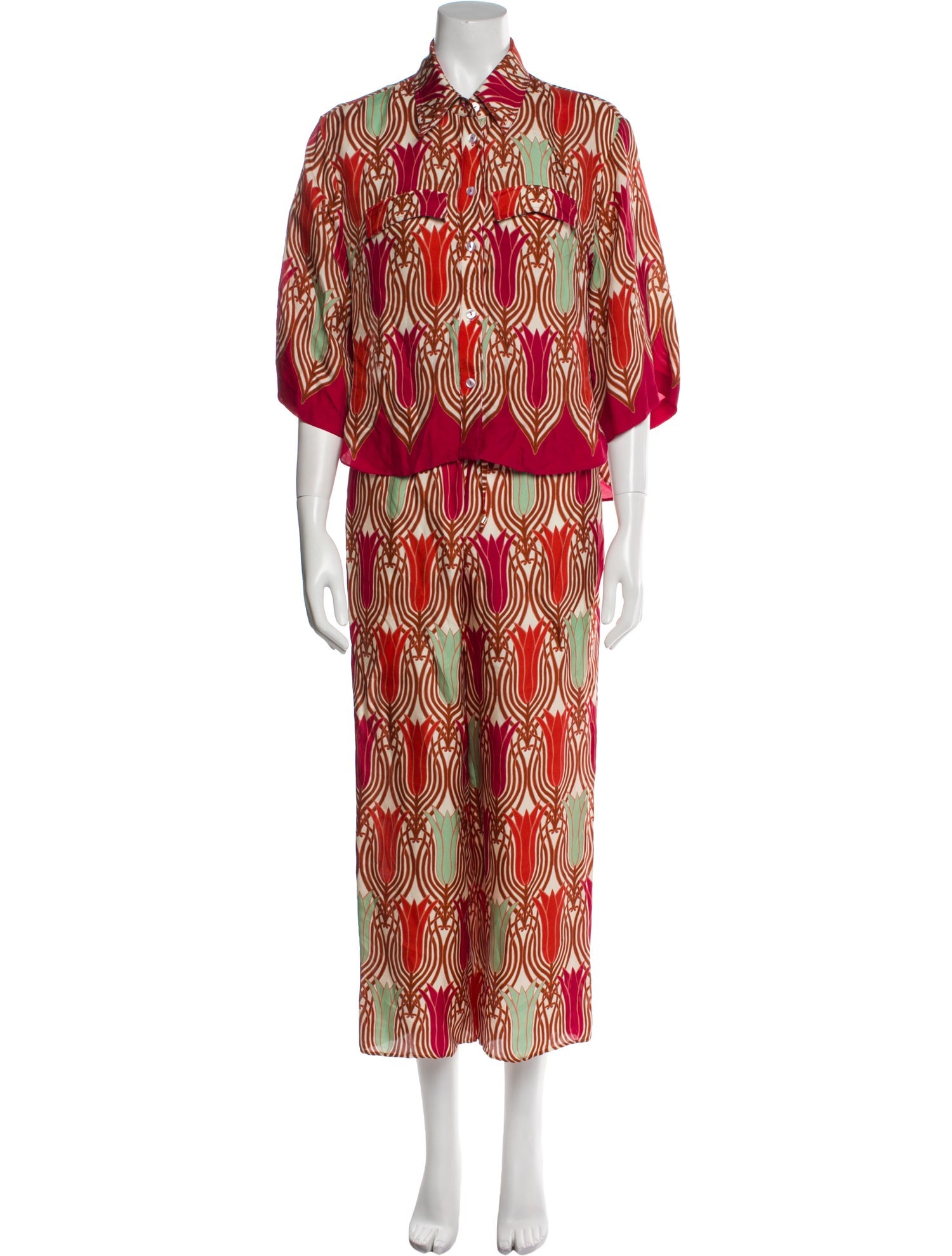 Cara Cara Printed Pant Set w/ Tags