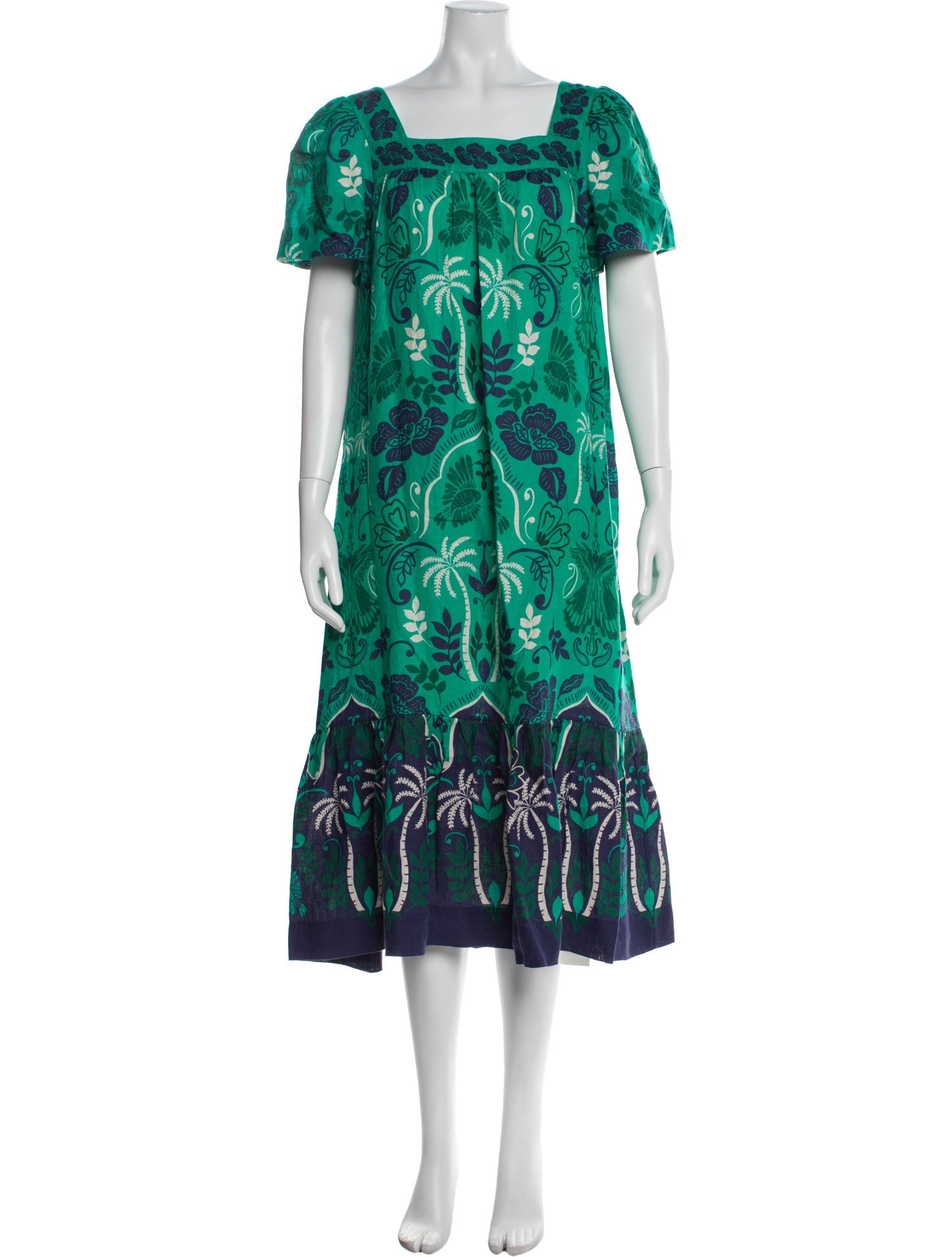 Cara Cara Linen Midi Length Dress