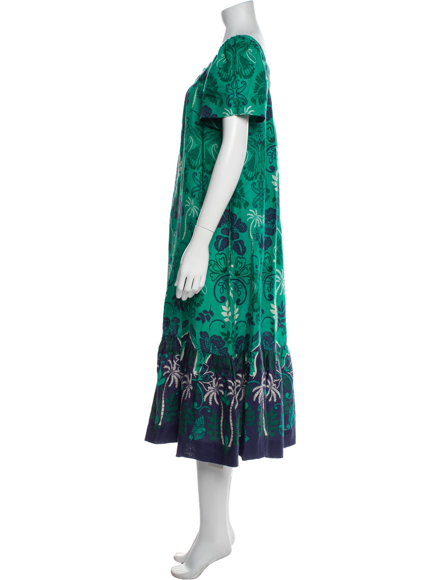 Cara Cara Linen Midi Length Dress