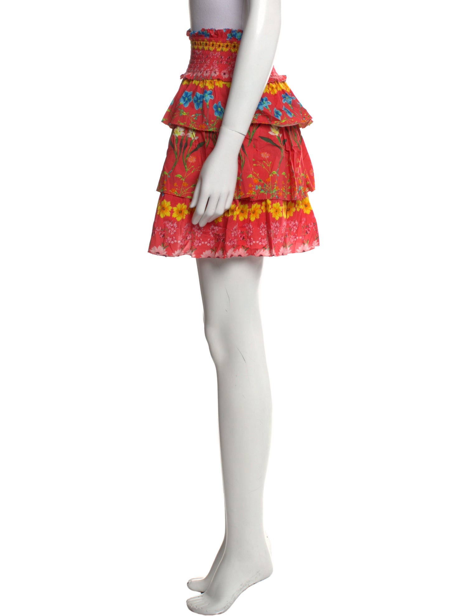 Cara Cara Floral Print Mini Skirt