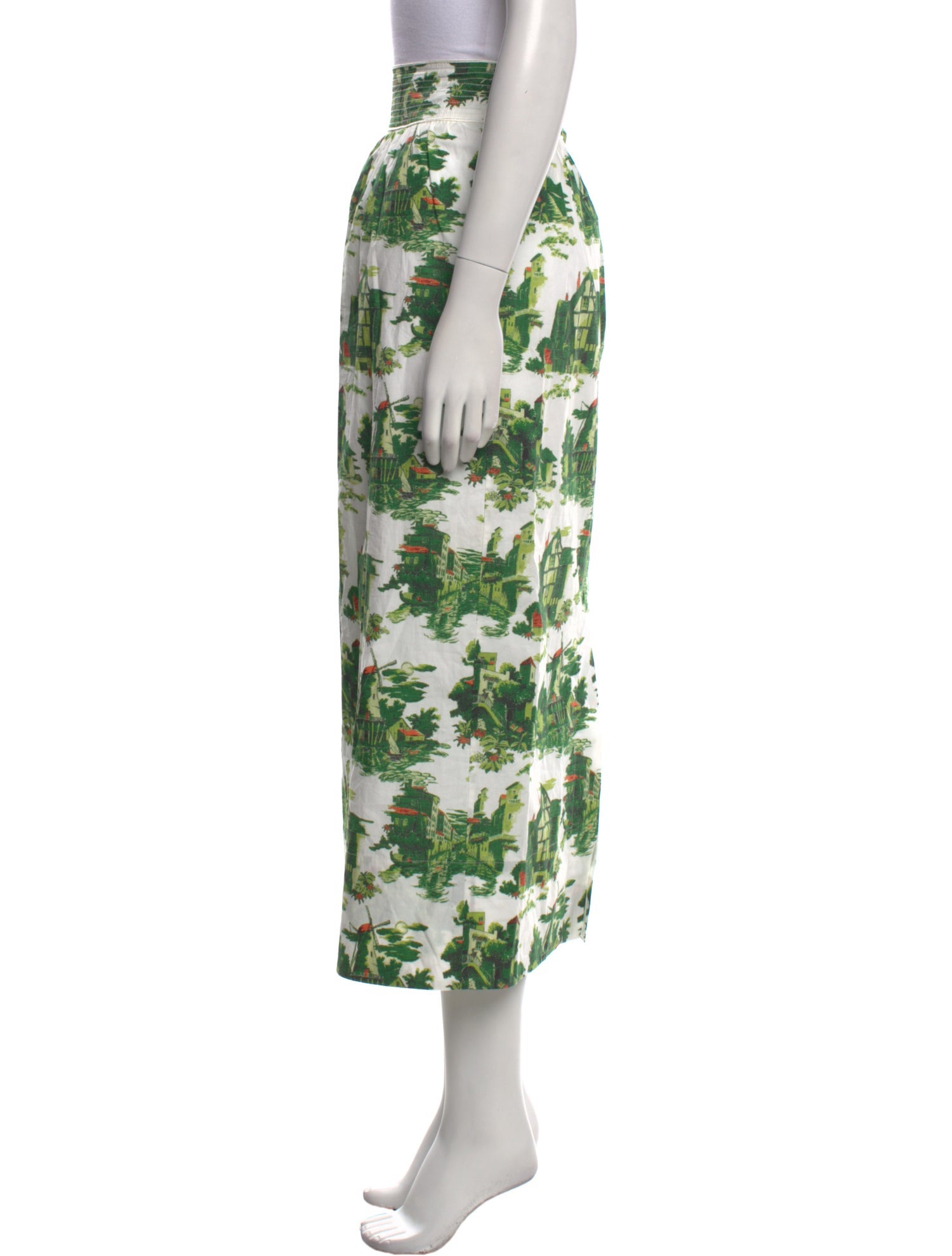 Cara Cara Floral Print Midi Length Skirt