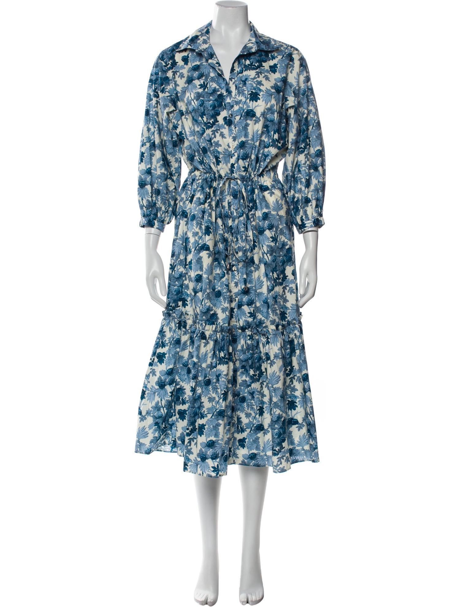 Cara Cara Floral Print Midi Length Dress