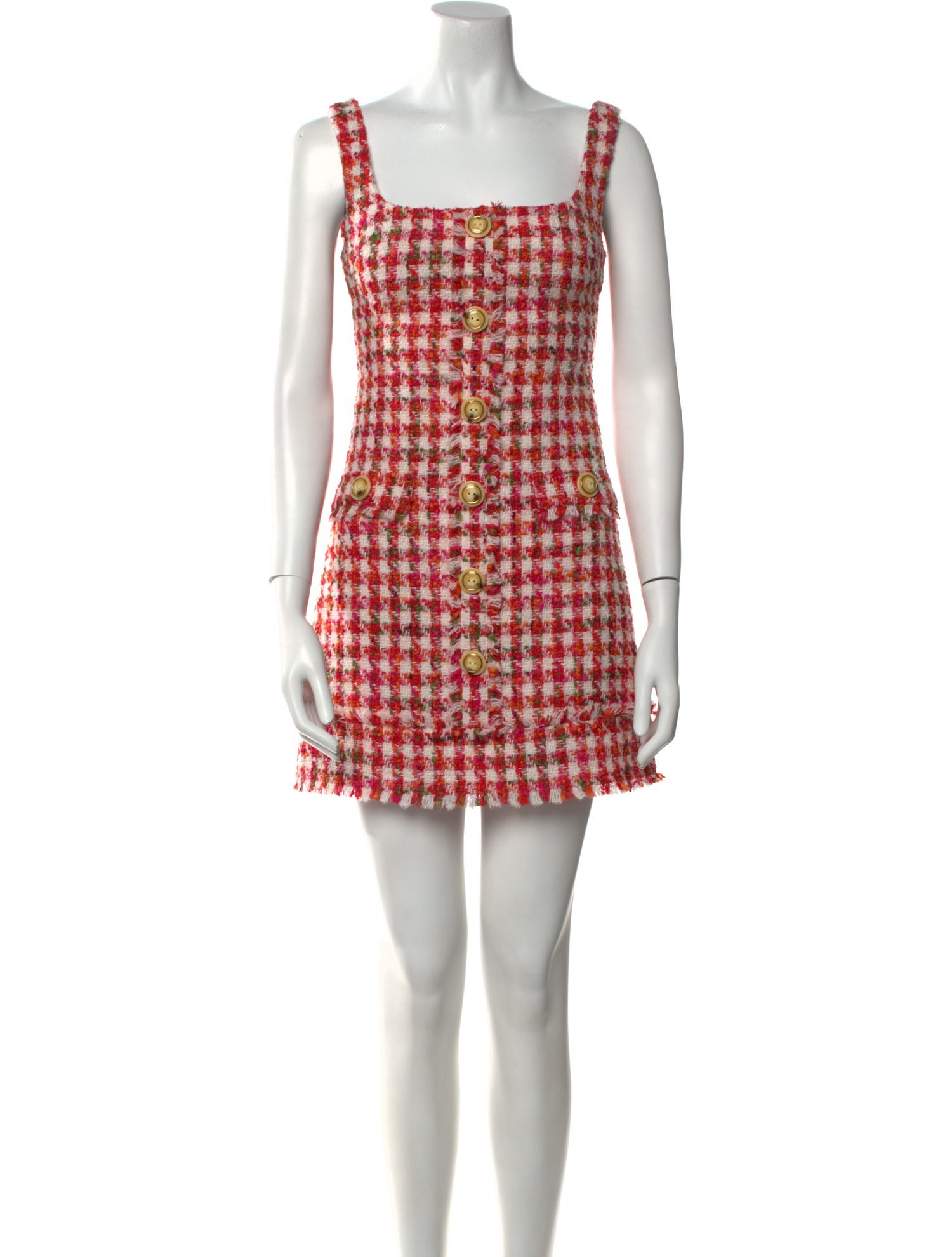 Cara Cara Plaid Print Mini Dress