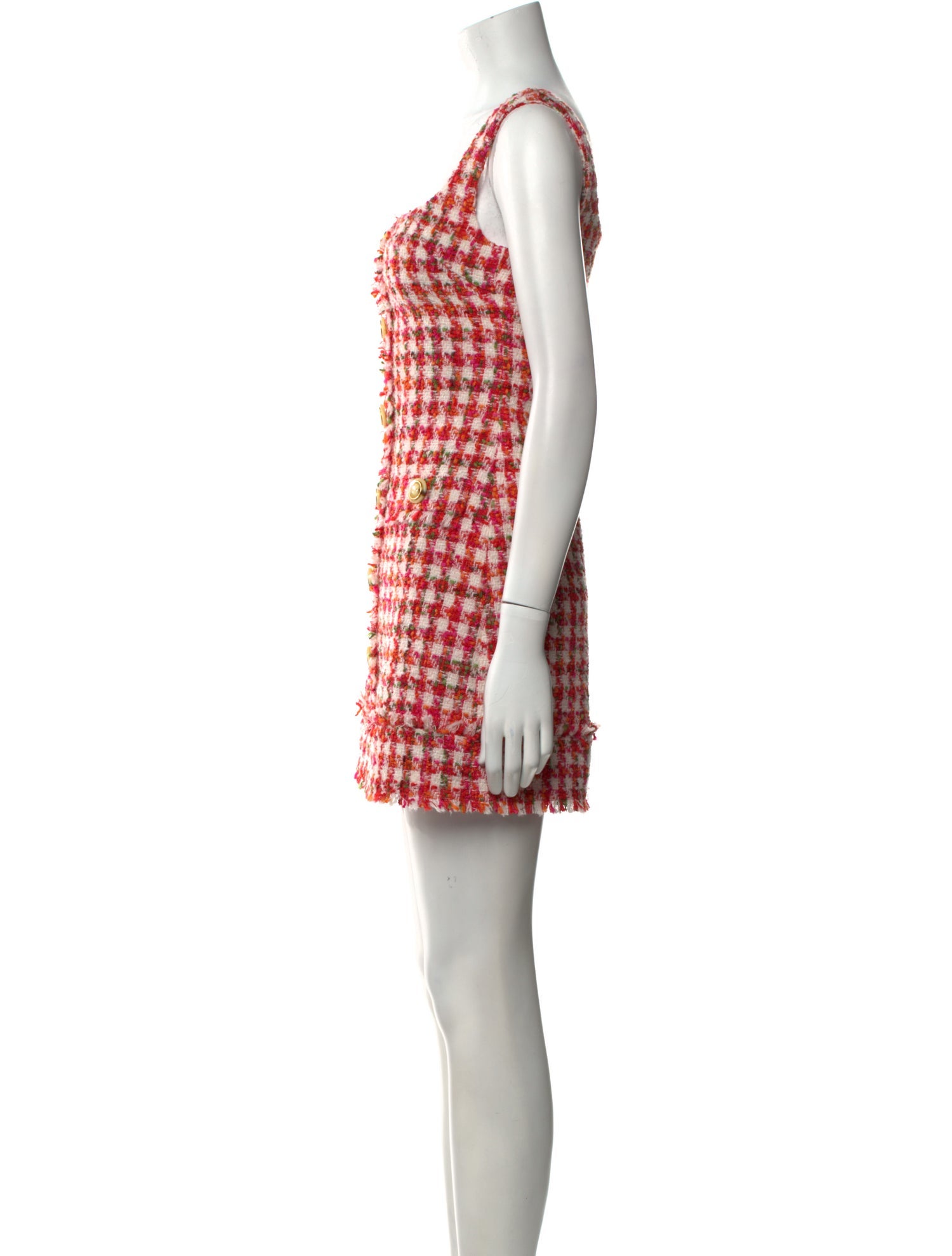 Cara Cara Plaid Print Mini Dress