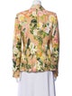 Cara Cara Linen Floral Print Blazer