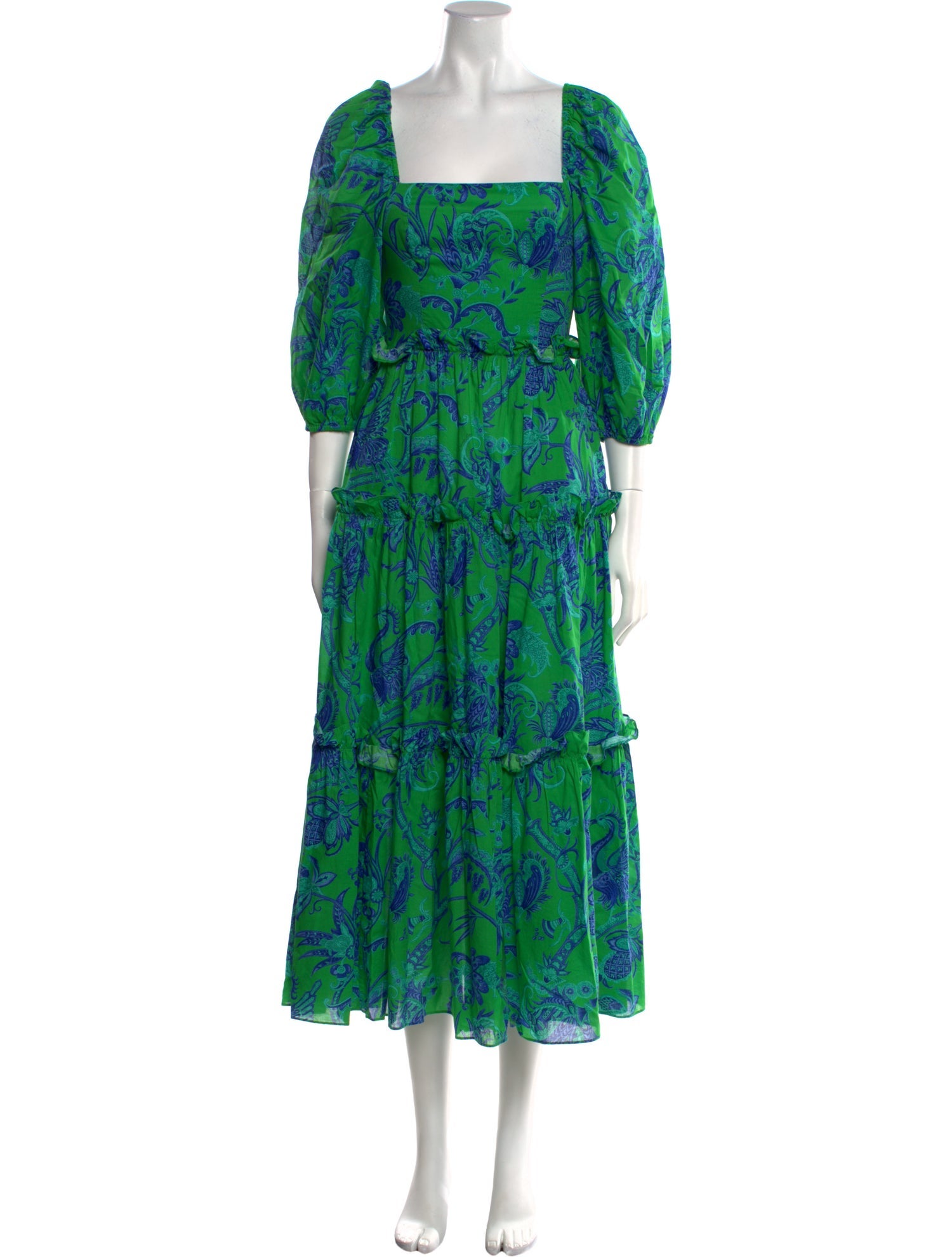 Cara Cara Floral Print Midi Length Dress