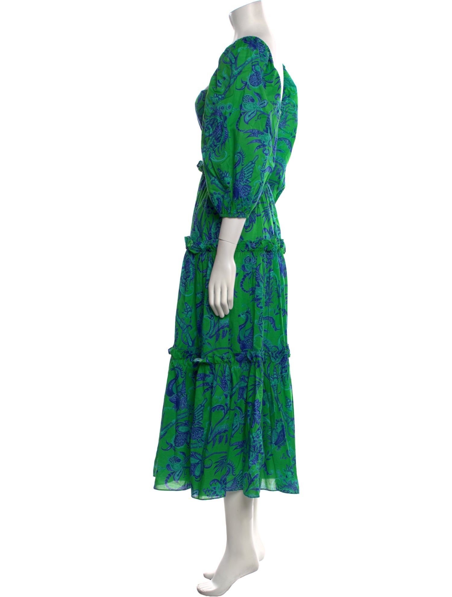 Cara Cara Floral Print Midi Length Dress