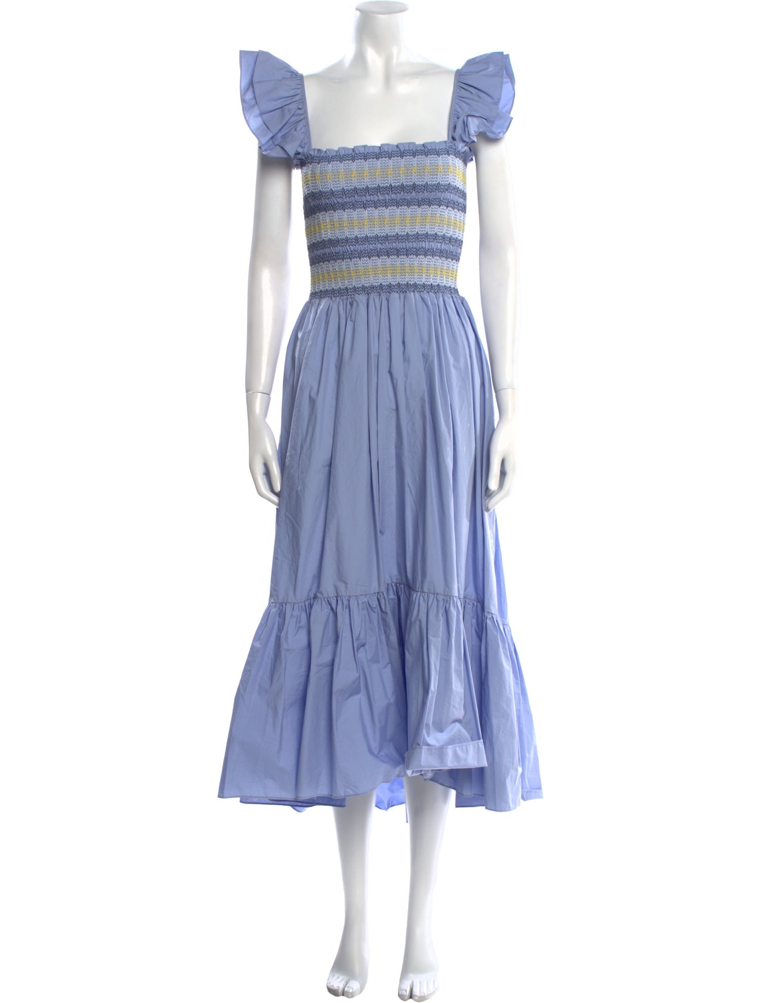 Cara Cara Square Neckline Long Dress