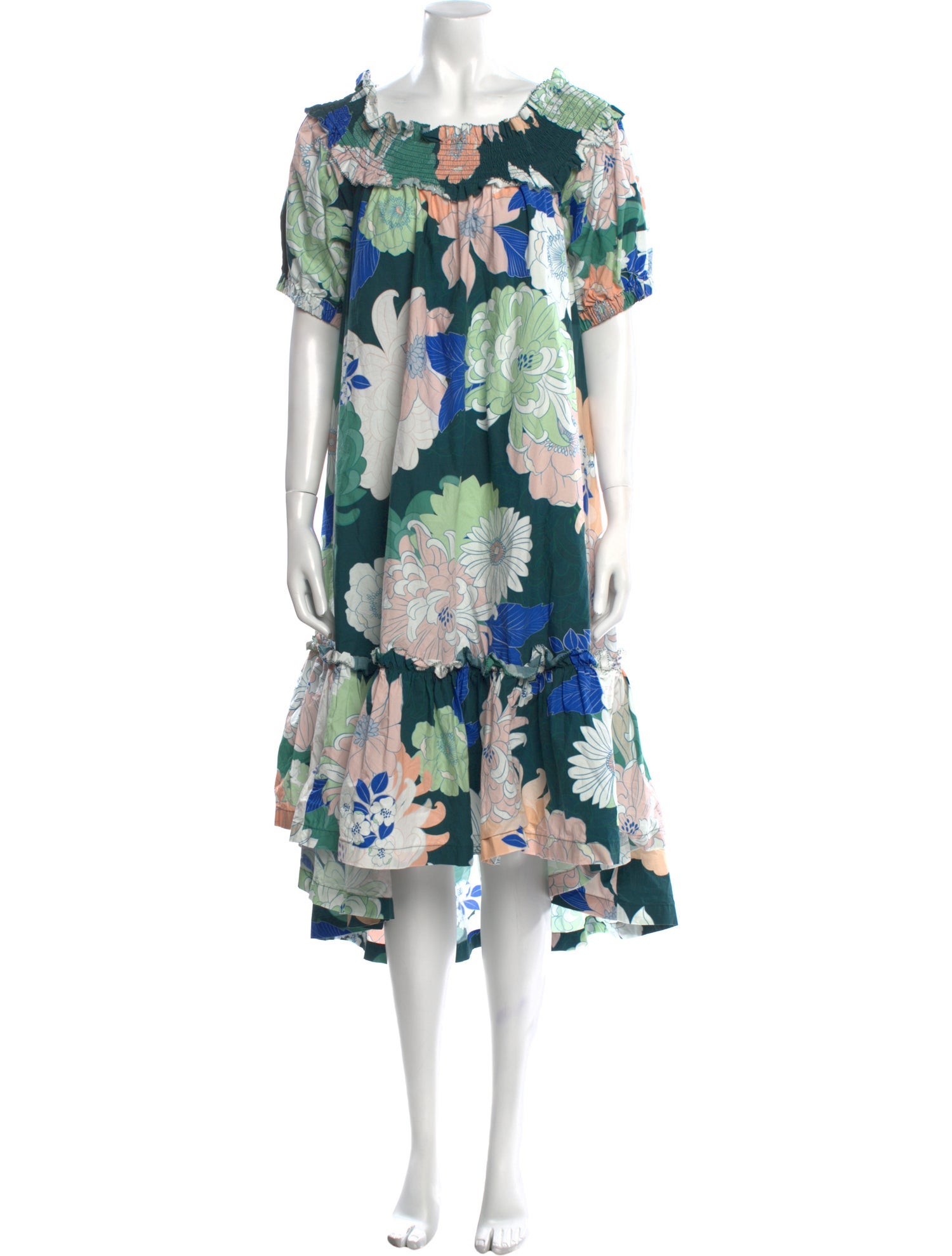 Cara Cara Floral Print Midi Length Dress