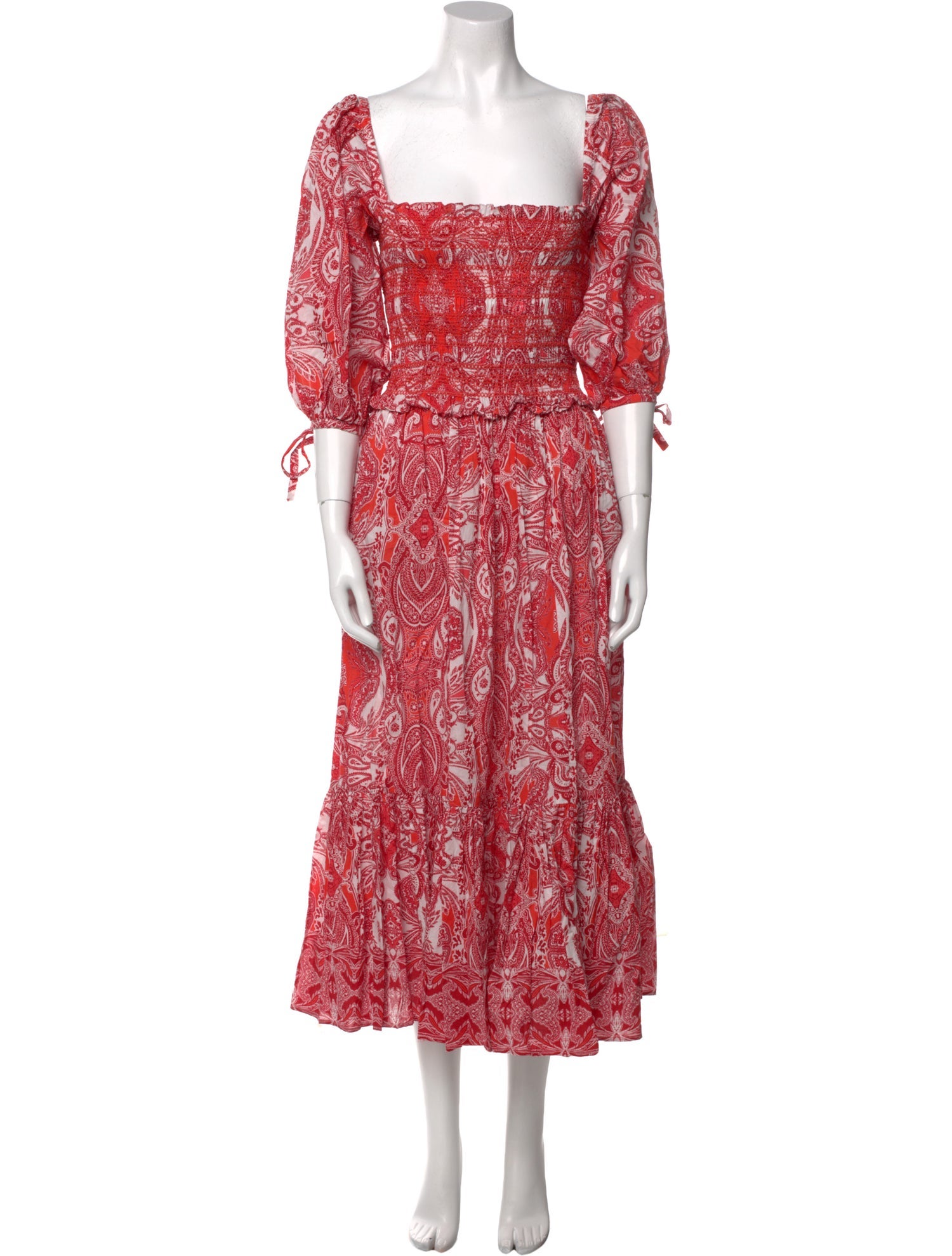 Cara Cara Paisley Print Long Dress