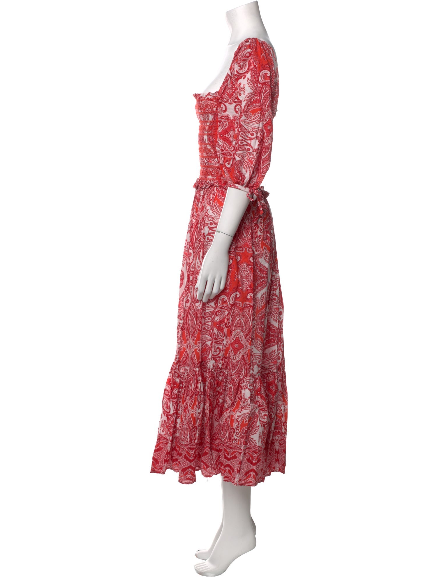 Cara Cara Paisley Print Long Dress