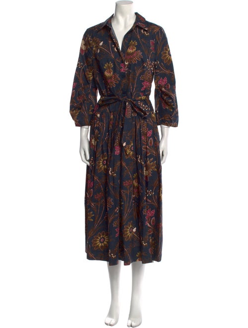 Cara Cara Floral Print Midi Length Dress