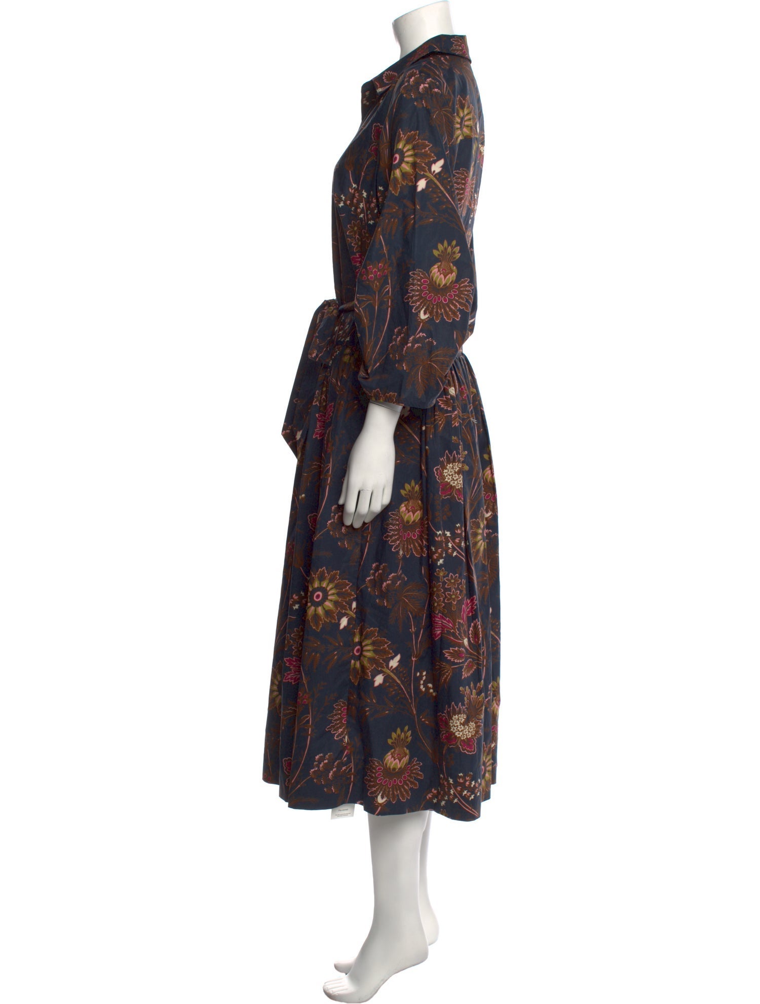 Cara Cara Floral Print Midi Length Dress