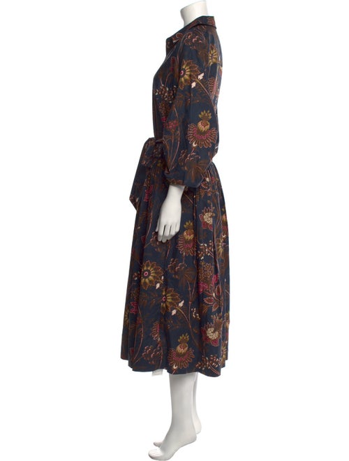 Cara Cara Floral Print Midi Length Dress