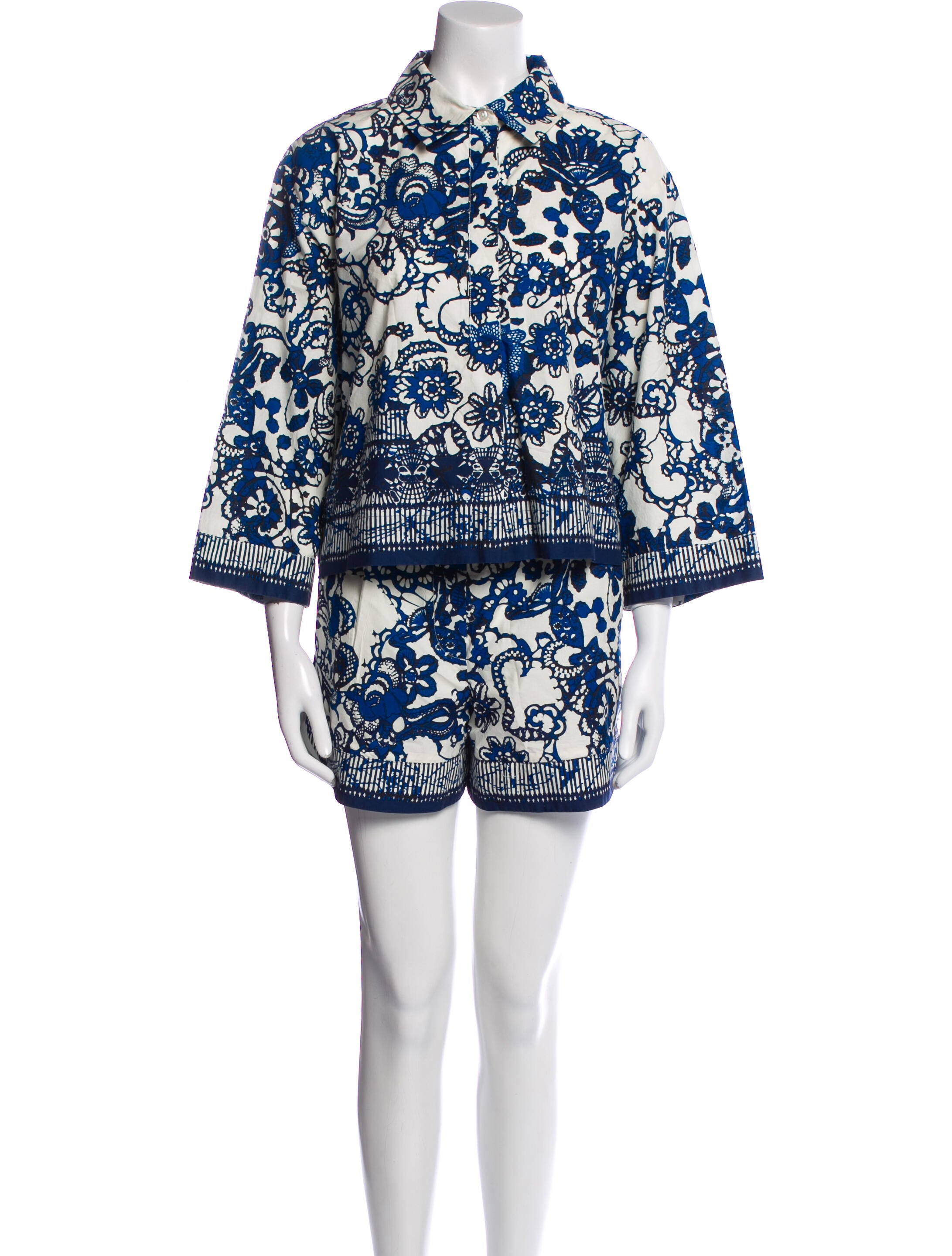 Cara Cara Floral Print Short Set