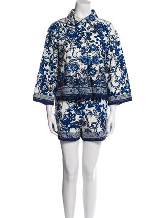 Cara Cara Floral Print Short Set