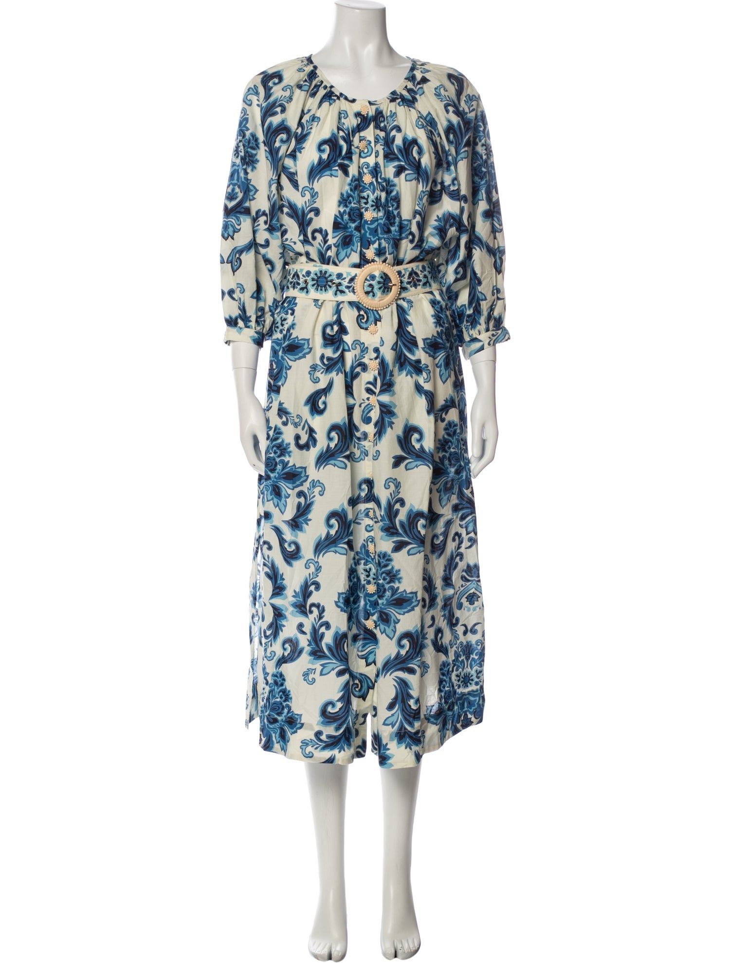 Cara Cara Floral Print Midi Length Dress w/ Tags