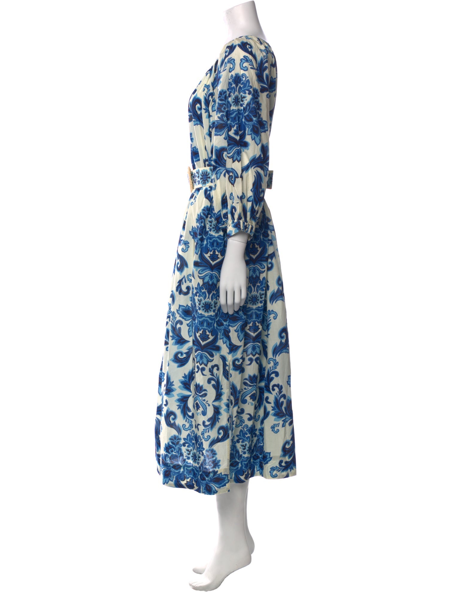 Cara Cara Floral Print Midi Length Dress w/ Tags