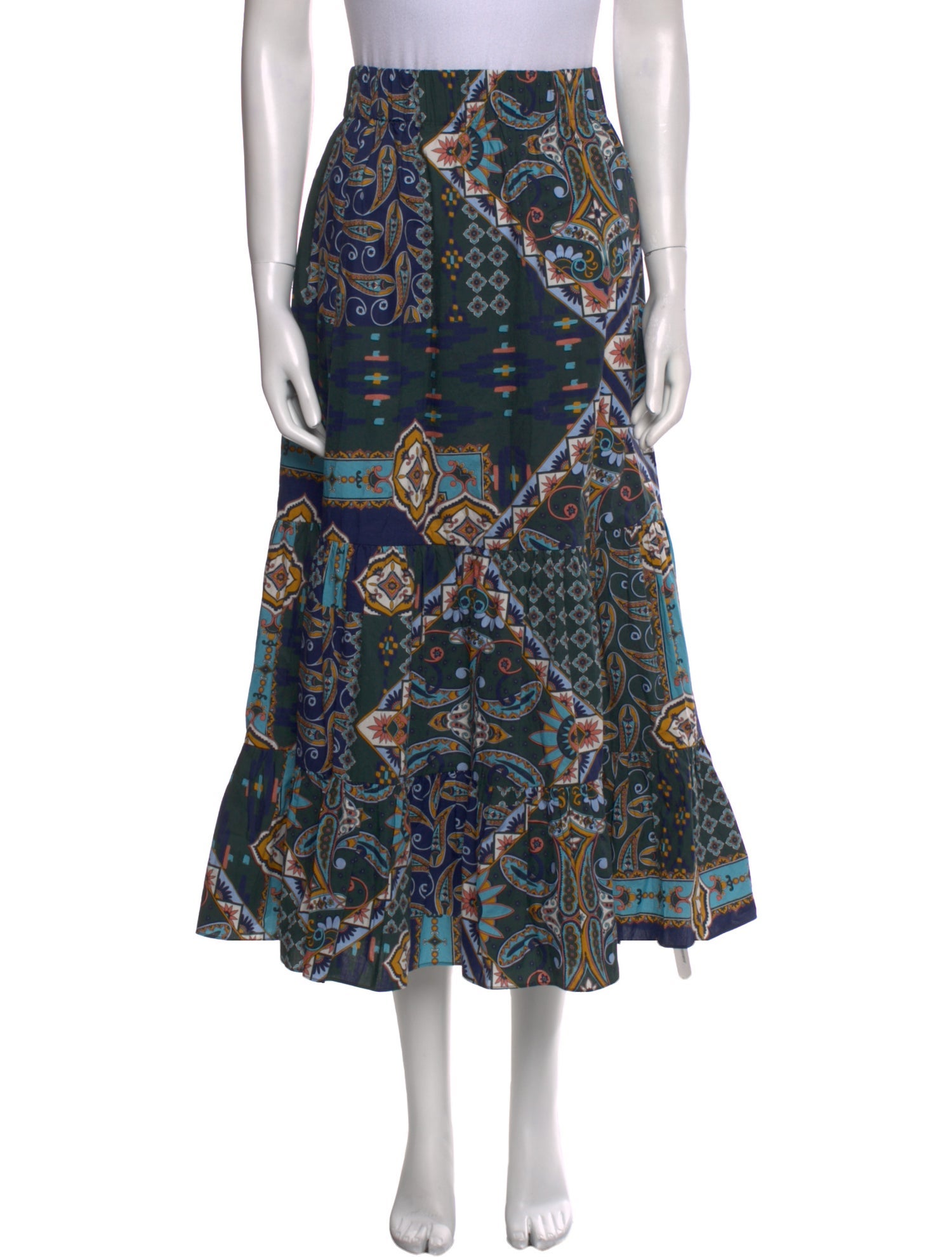 Cara Cara Printed Midi Length Skirt