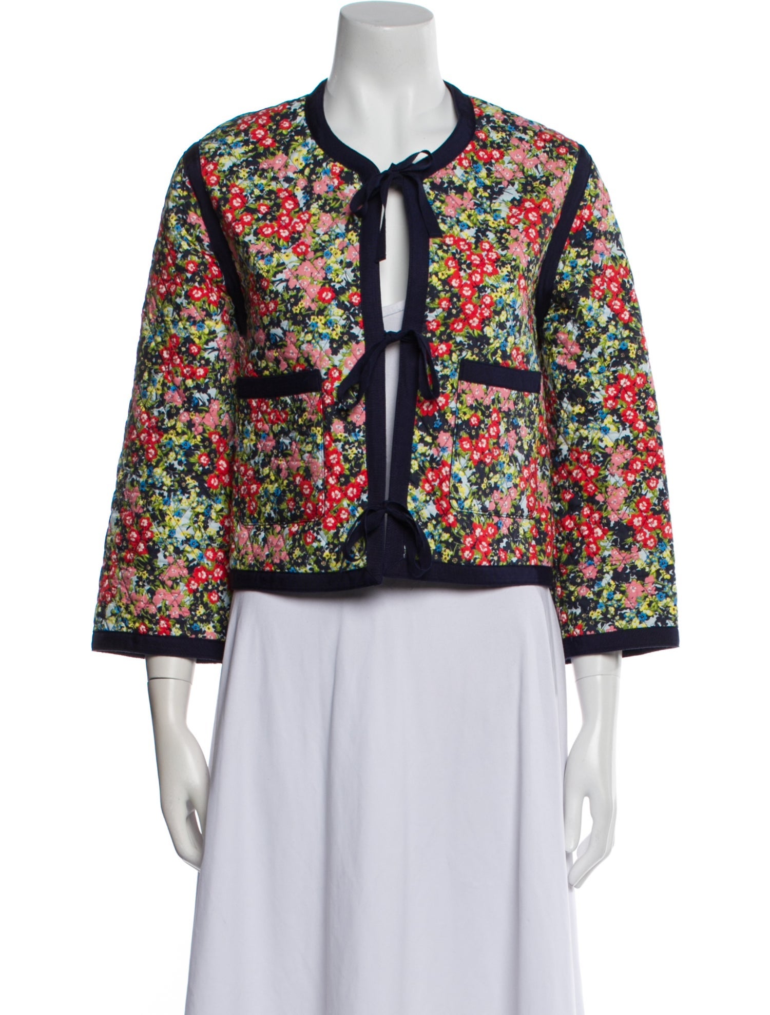 Cara Cara Floral Print Evening Jacket