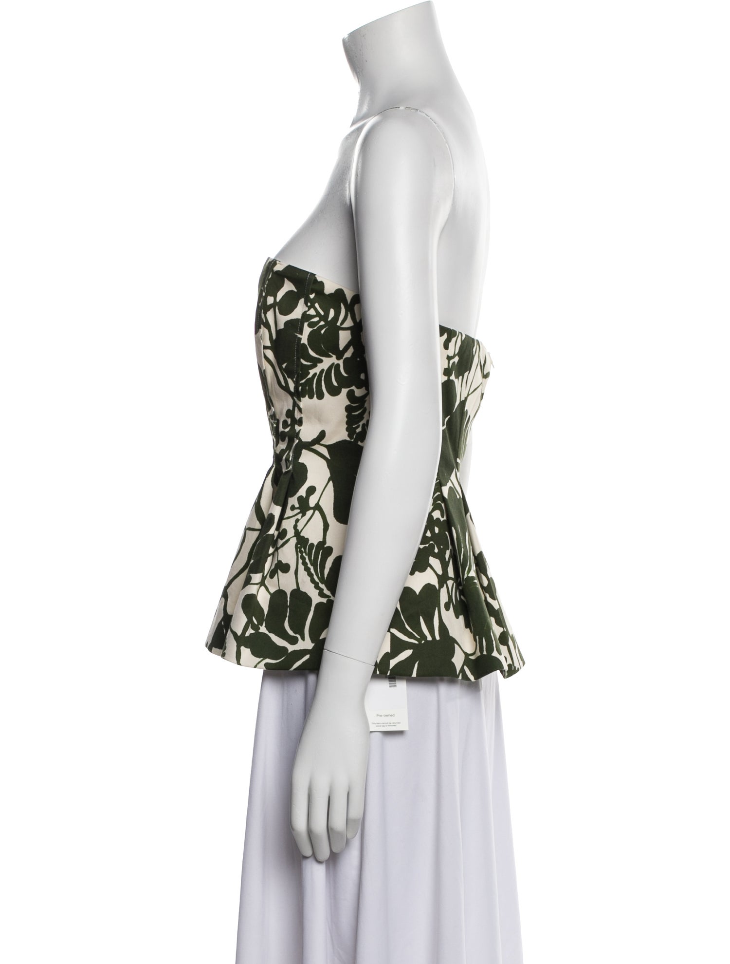 Cara Cara Floral Print Strapless Top