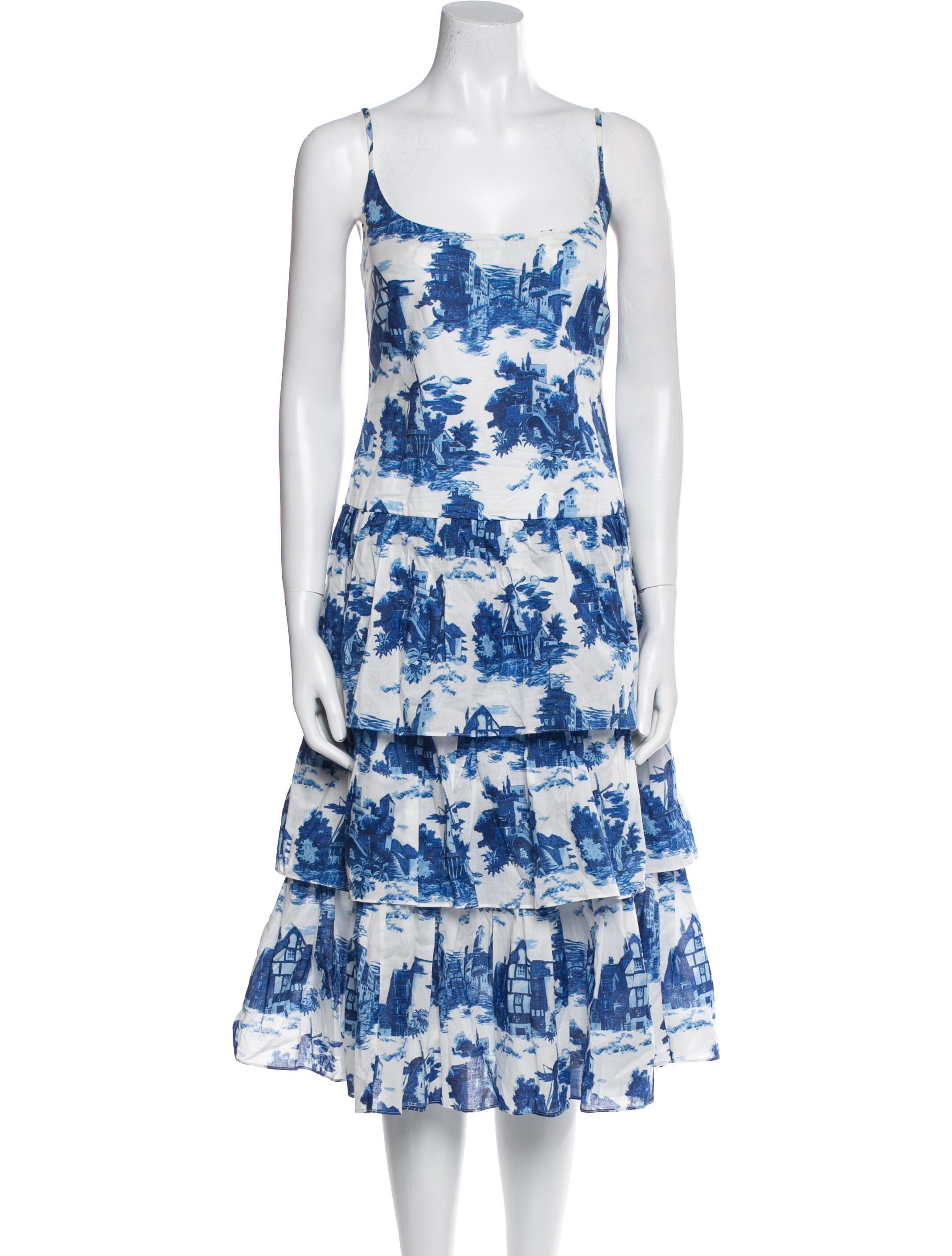 Cara Cara Floral Print Midi Length Dress