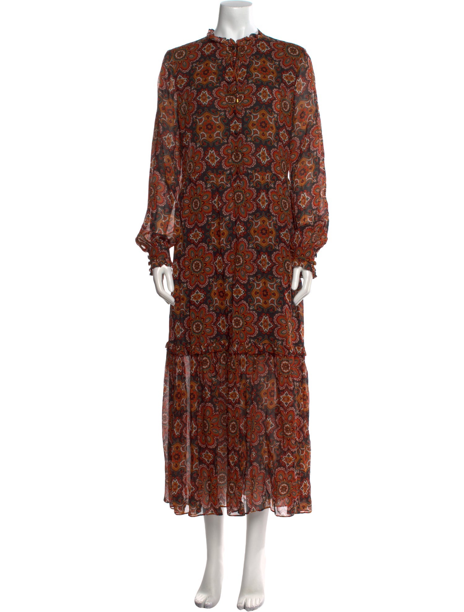 Cara Cara Silk Midi Length Dress