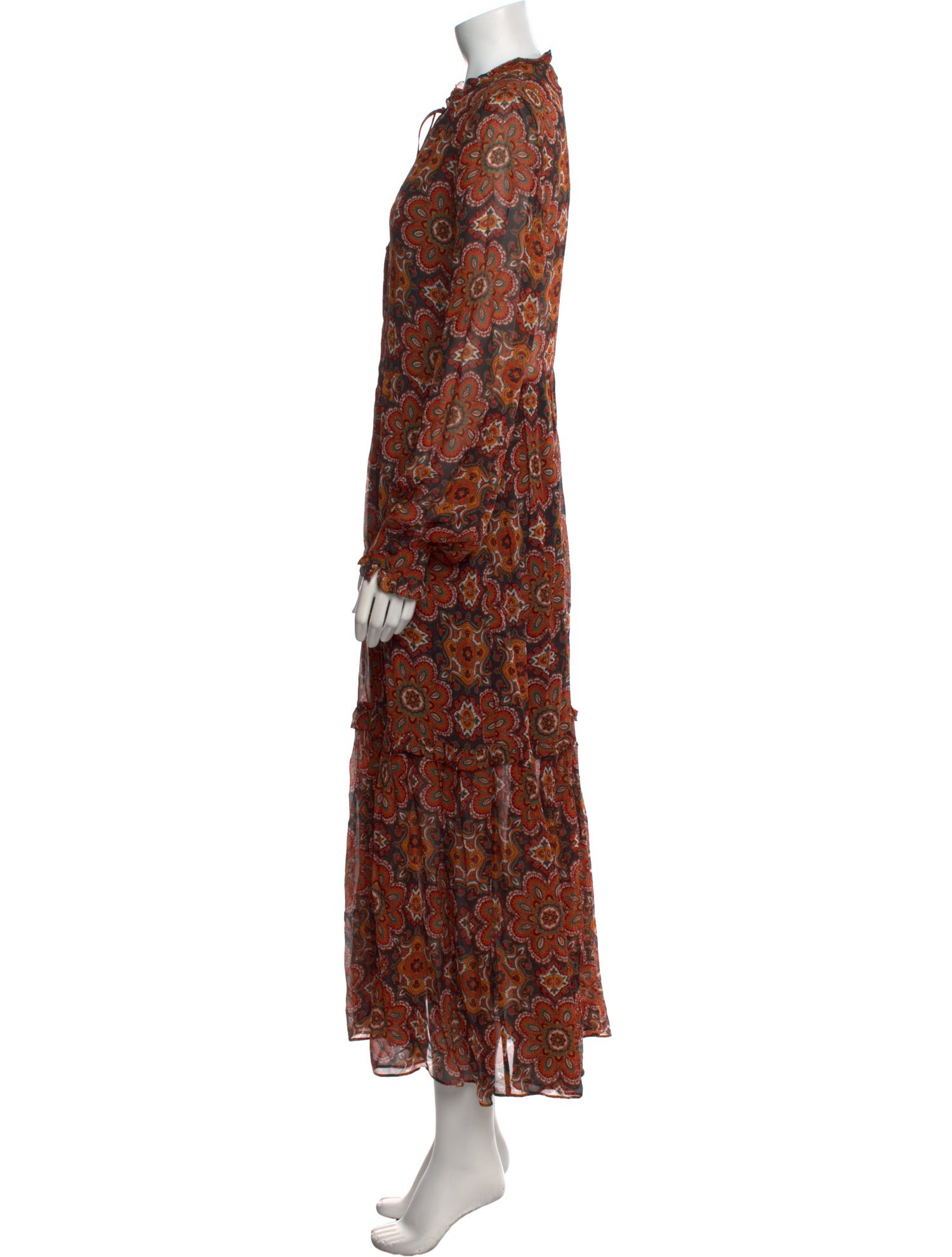 Cara Cara Silk Midi Length Dress