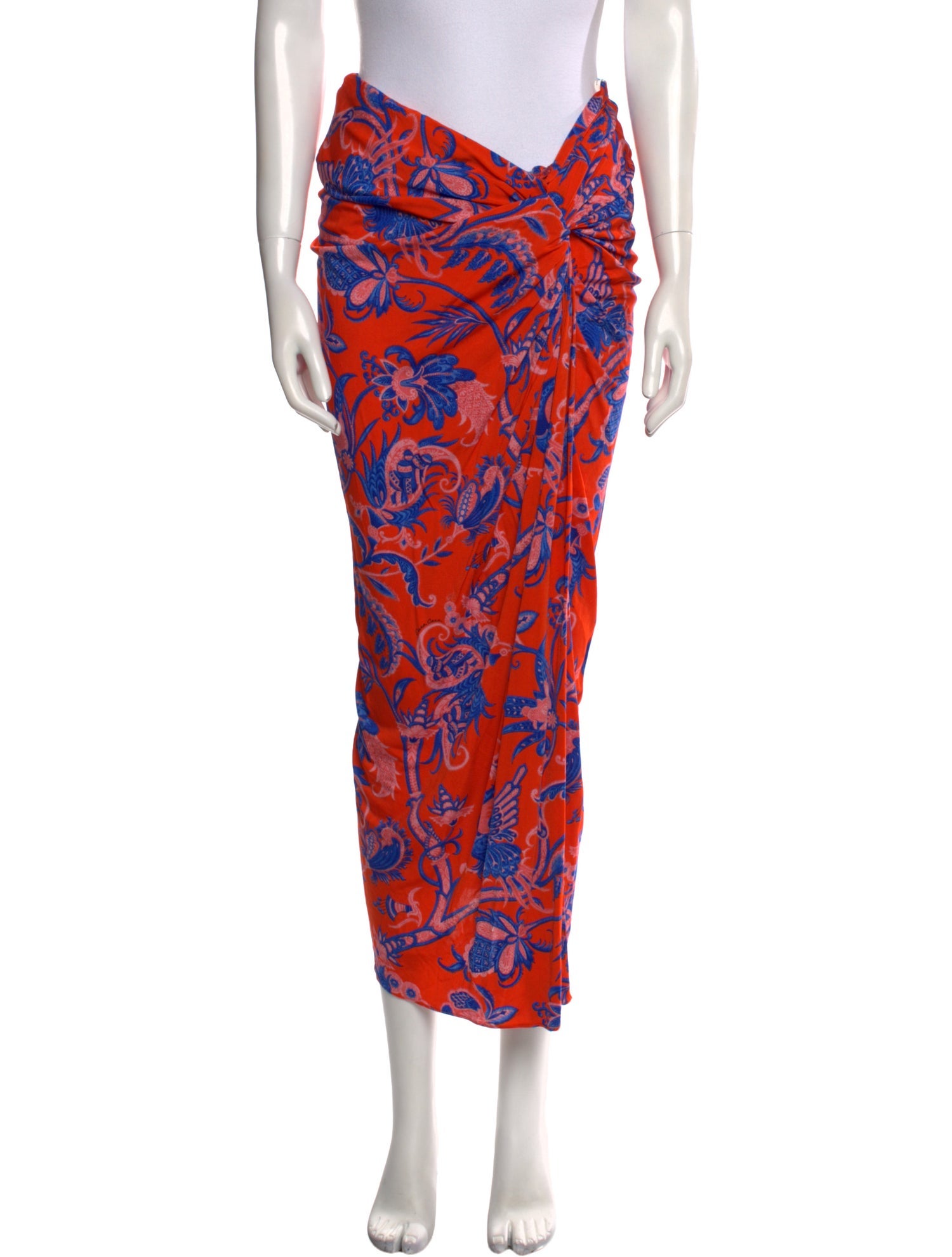 Cara Cara Floral Print Midi Length Skirt