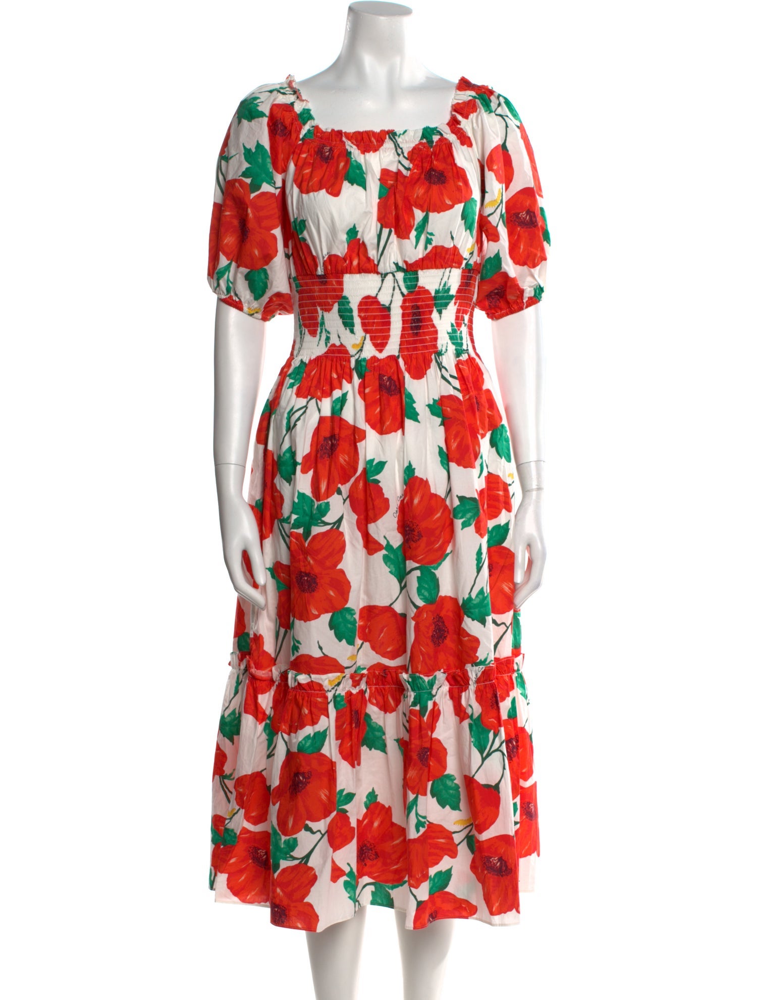 Cara Cara Floral Print Midi Length Dress