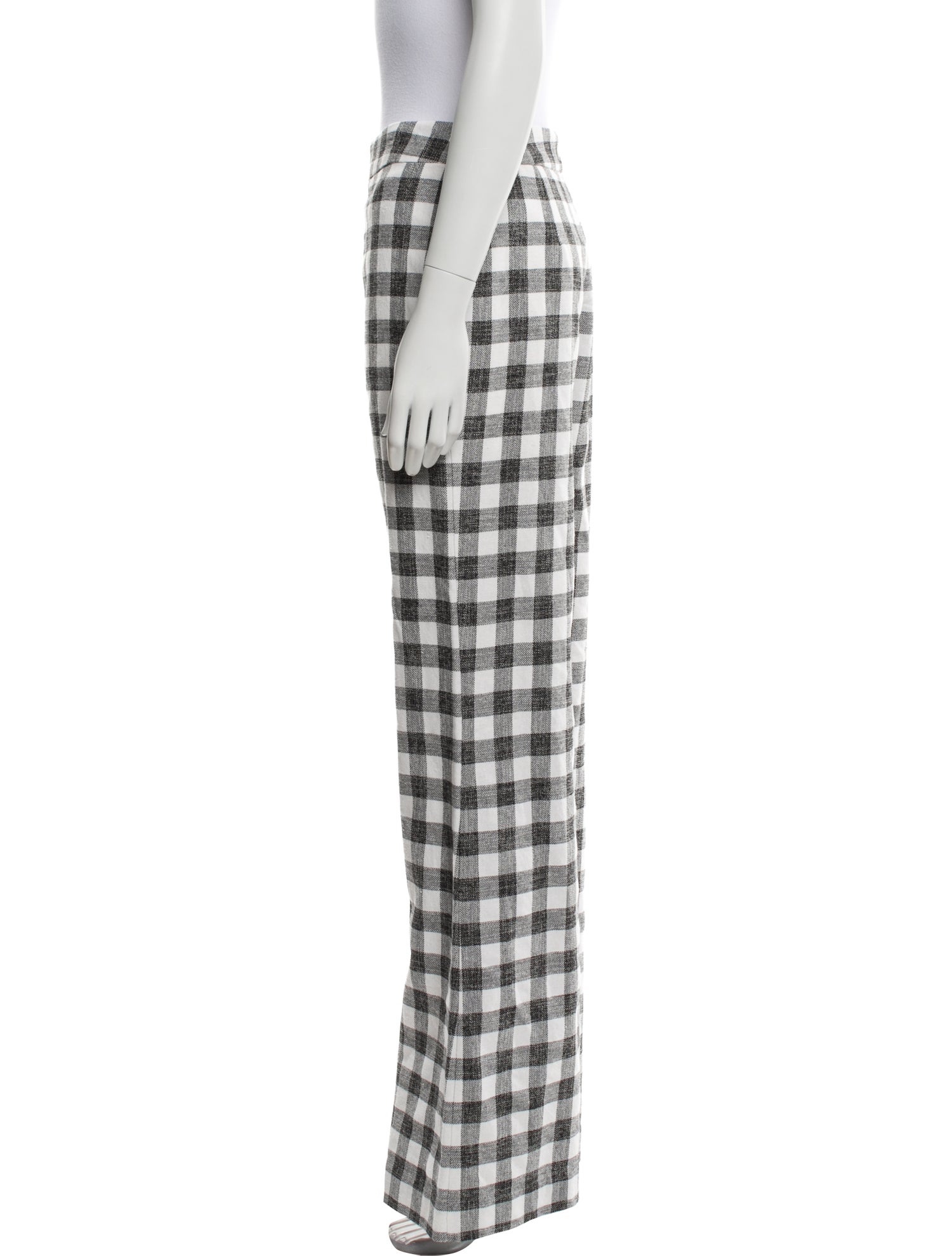 Cara Cara Plaid Print Wide Leg Pants