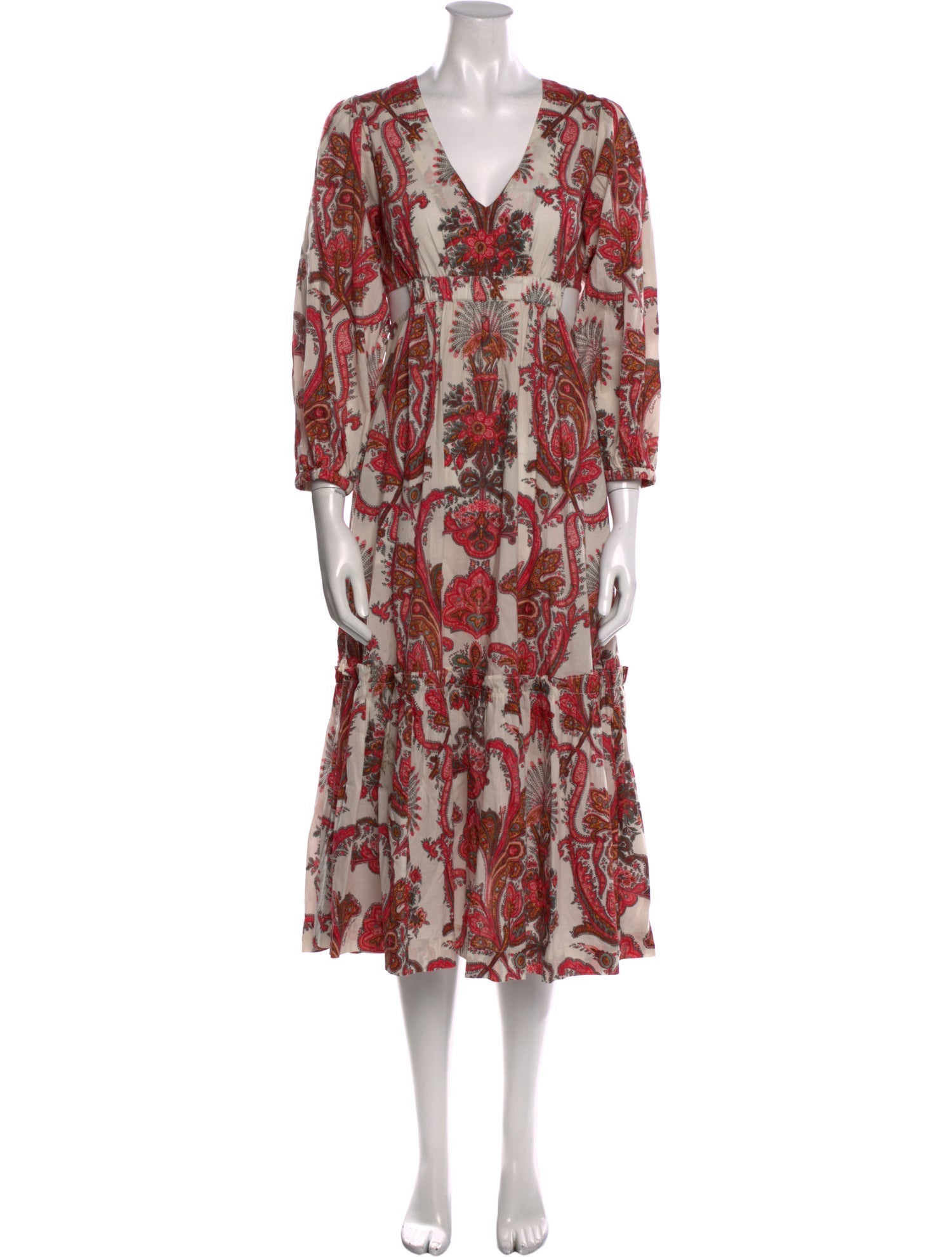 Cara Cara Floral Print Midi Length Dress