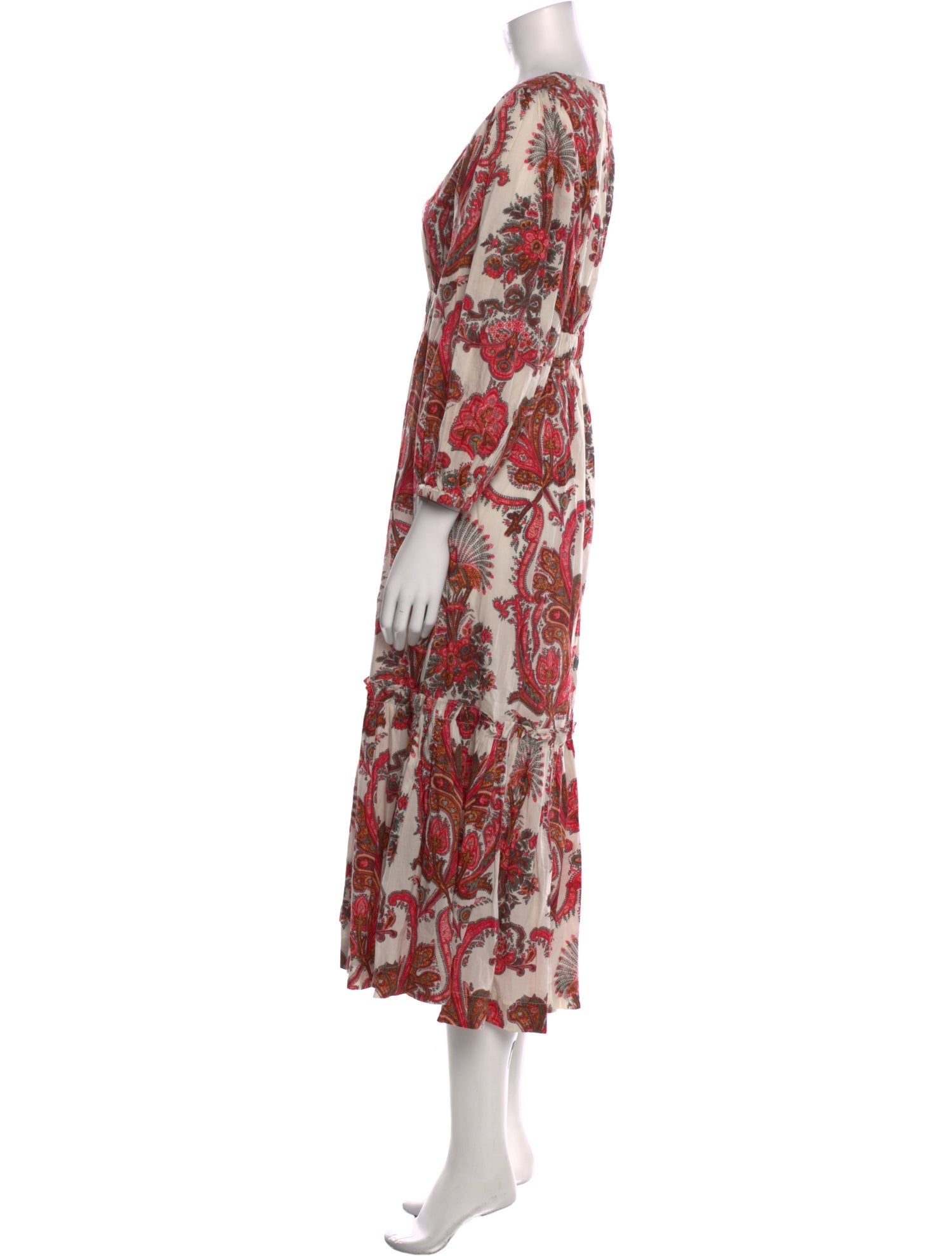 Cara Cara Floral Print Midi Length Dress
