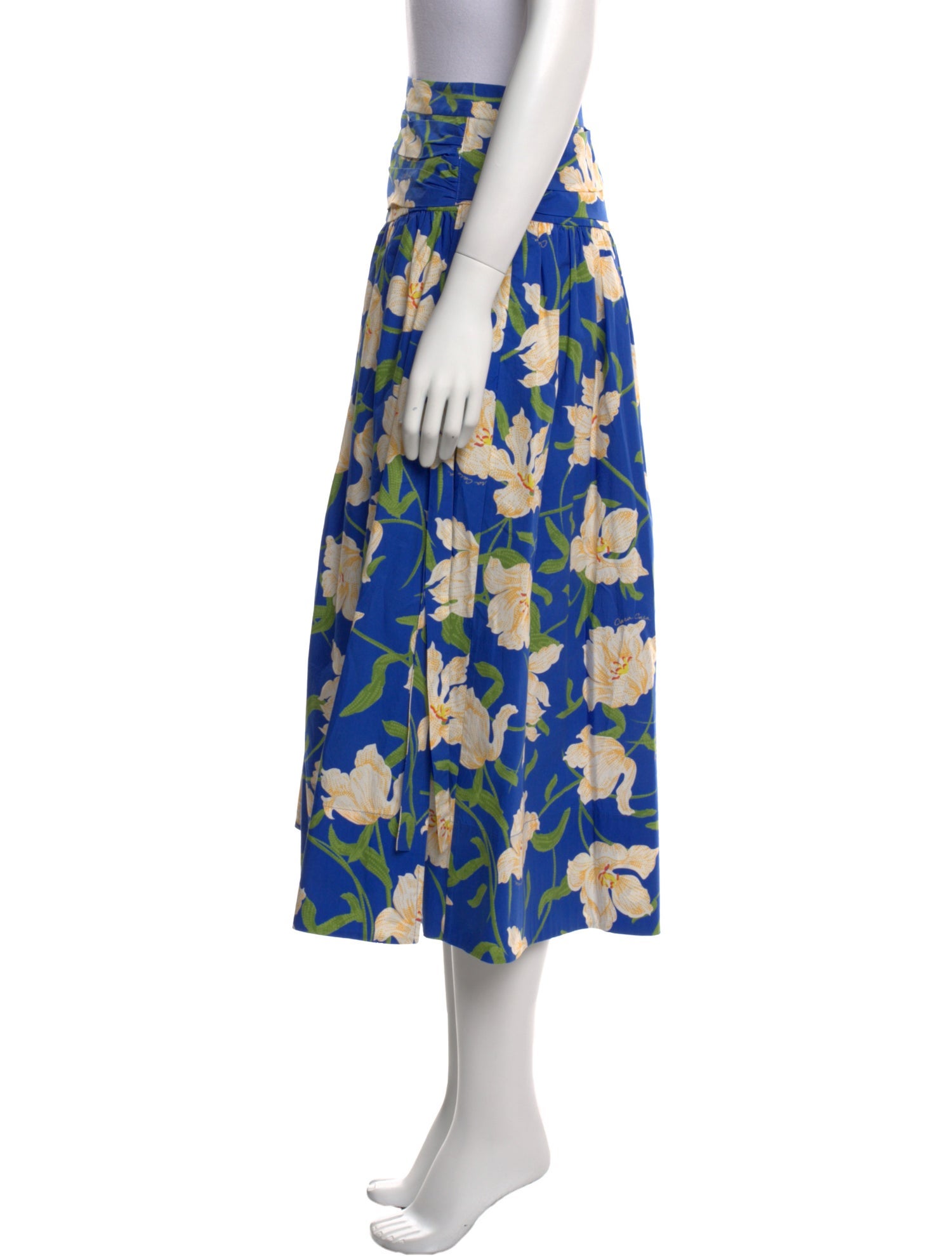 Cara Cara Floral Print Midi Length Skirt