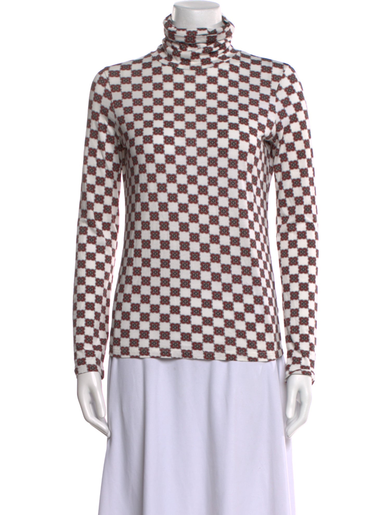 Cara Cara Printed Turtleneck Top