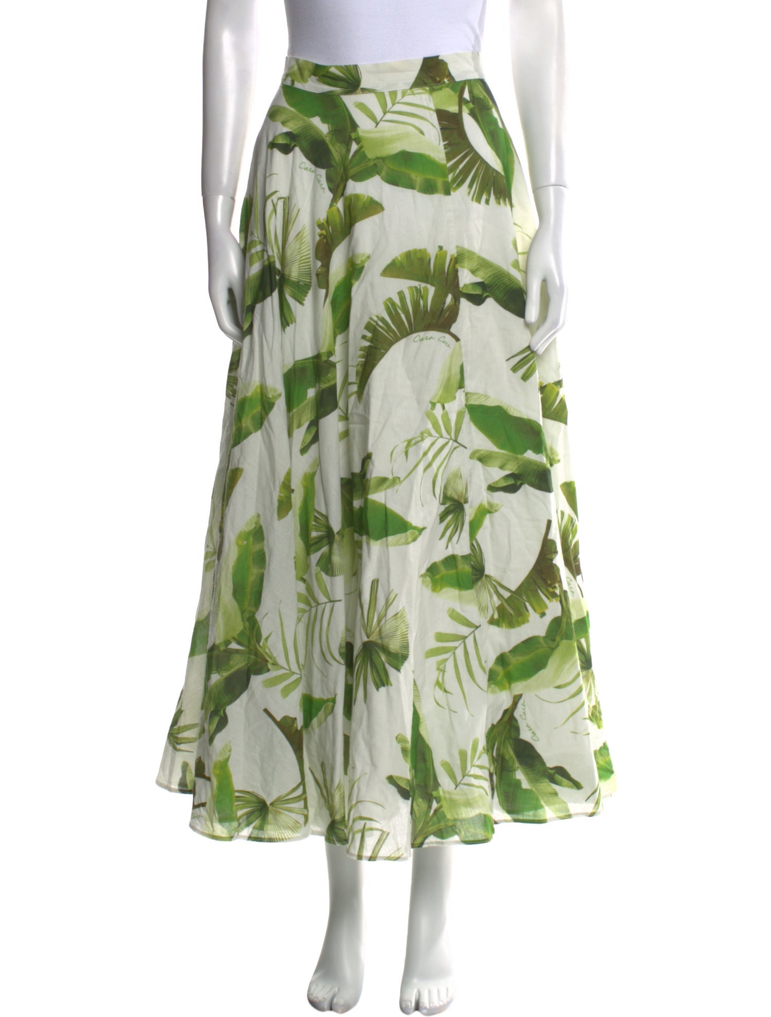 Cara Cara Linen Midi Length Skirt