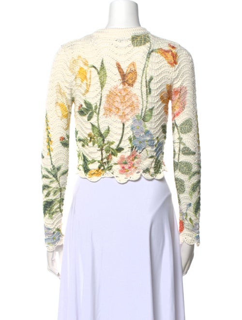 Cara Cara Floral Print Crew Neck Sweater