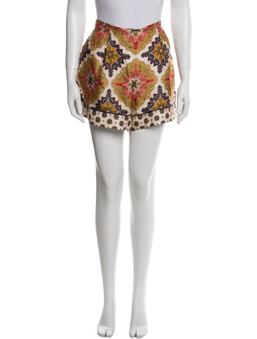 Cara Cara Paisley Print Mini Shorts
