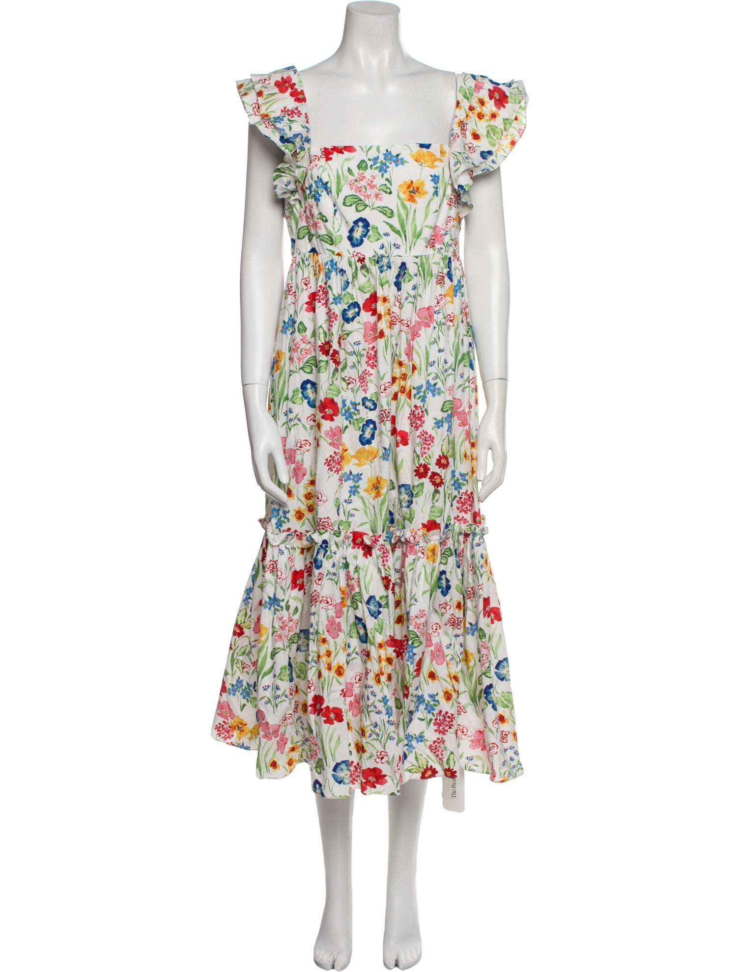 Cara Cara Floral Print Midi Length Dress