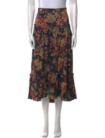 Cara Cara Printed Midi Length Skirt