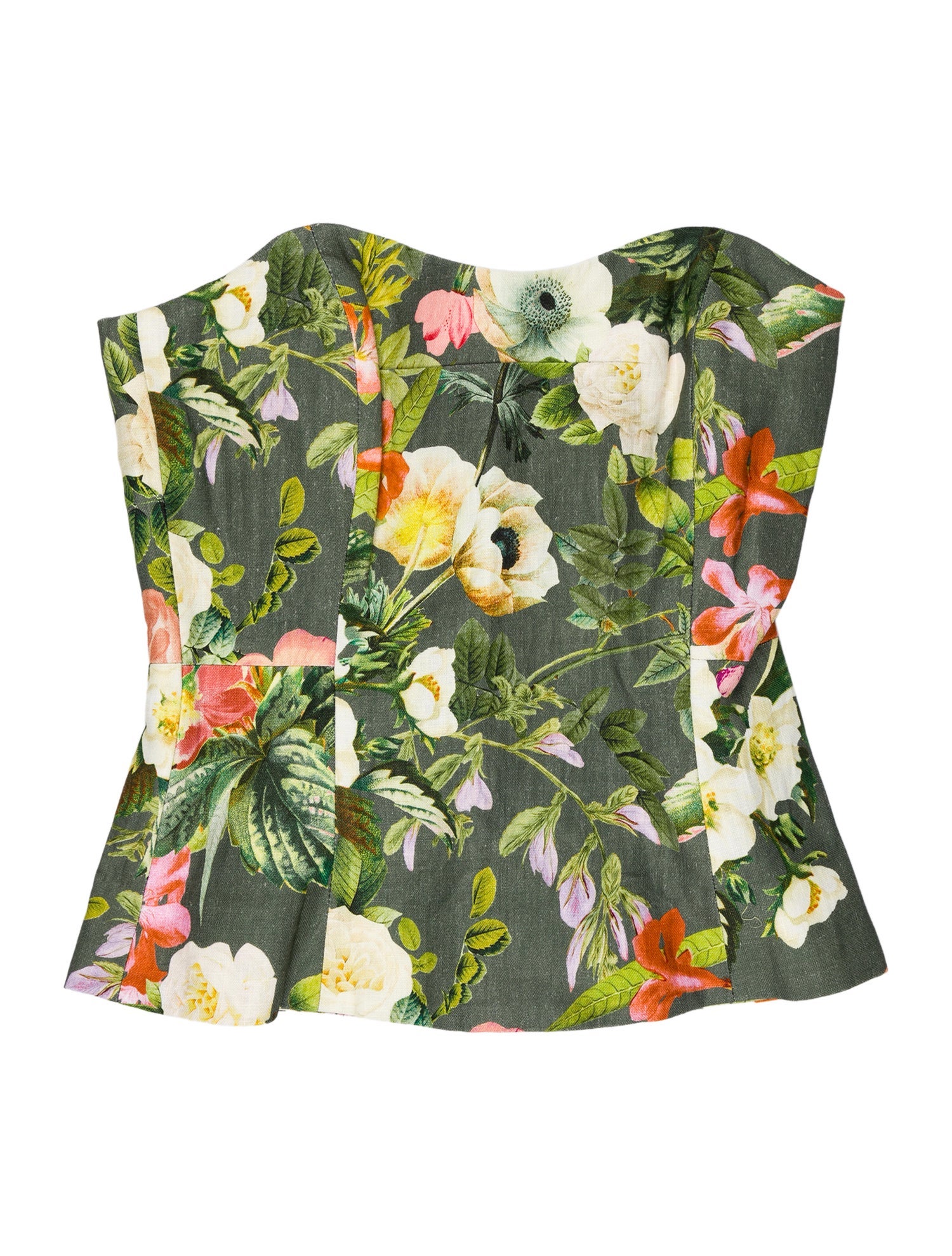 Cara Cara Linen Floral Print Blouse w/ Tags