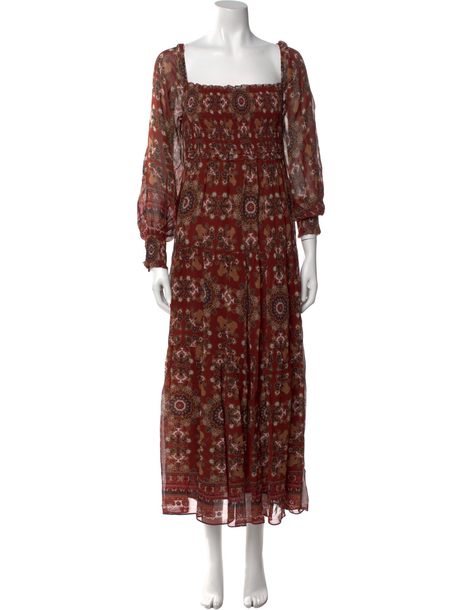 Cara Cara Floral Print Long Dress w/ Tags