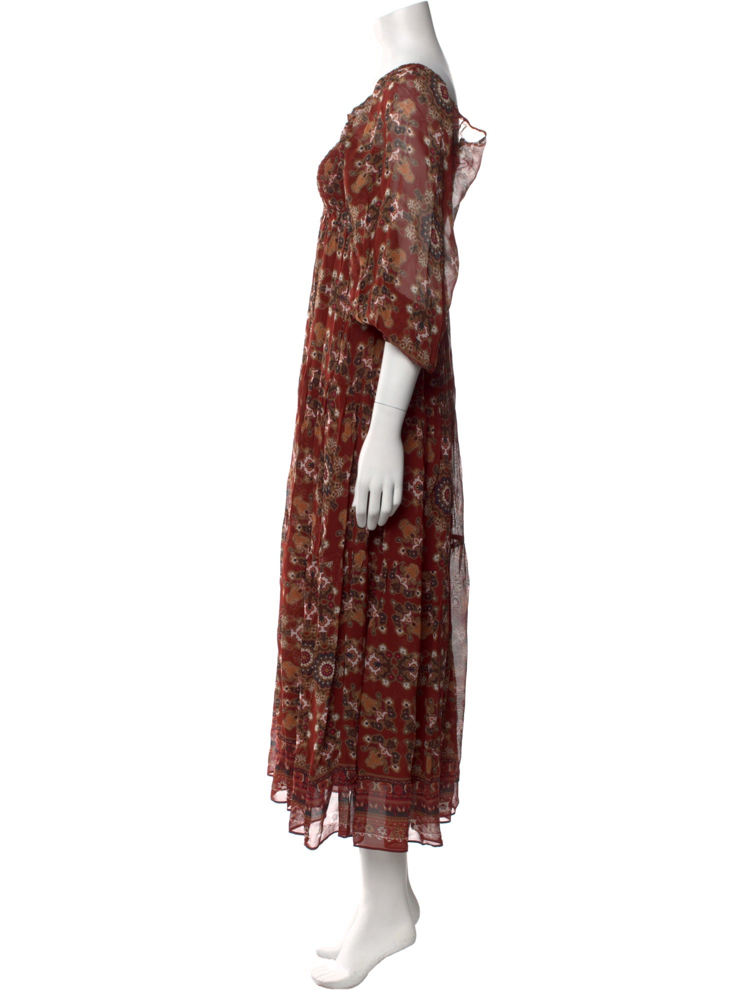 Cara Cara Floral Print Long Dress w/ Tags
