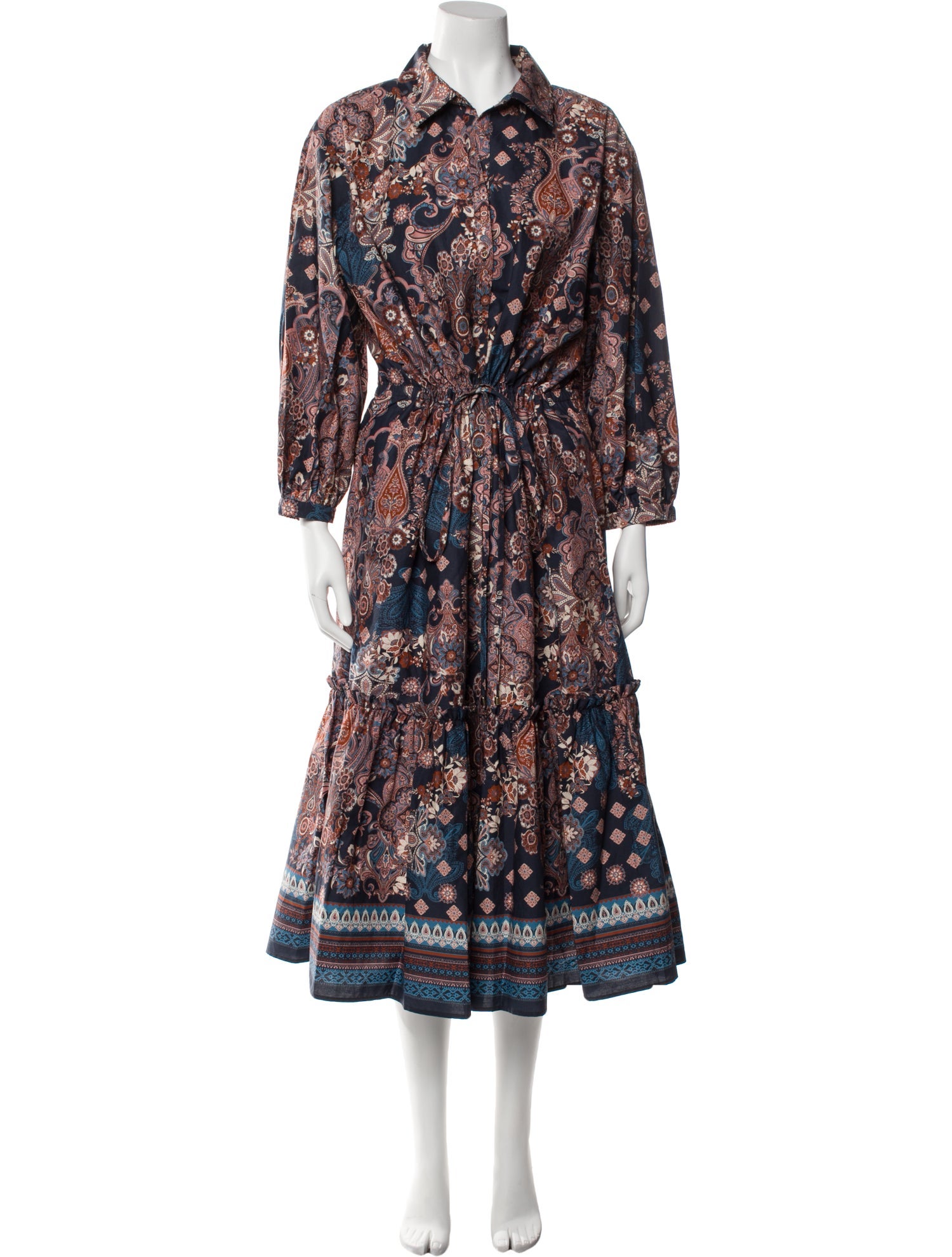 Cara Cara Paisley Print Long Dress w/ Tags