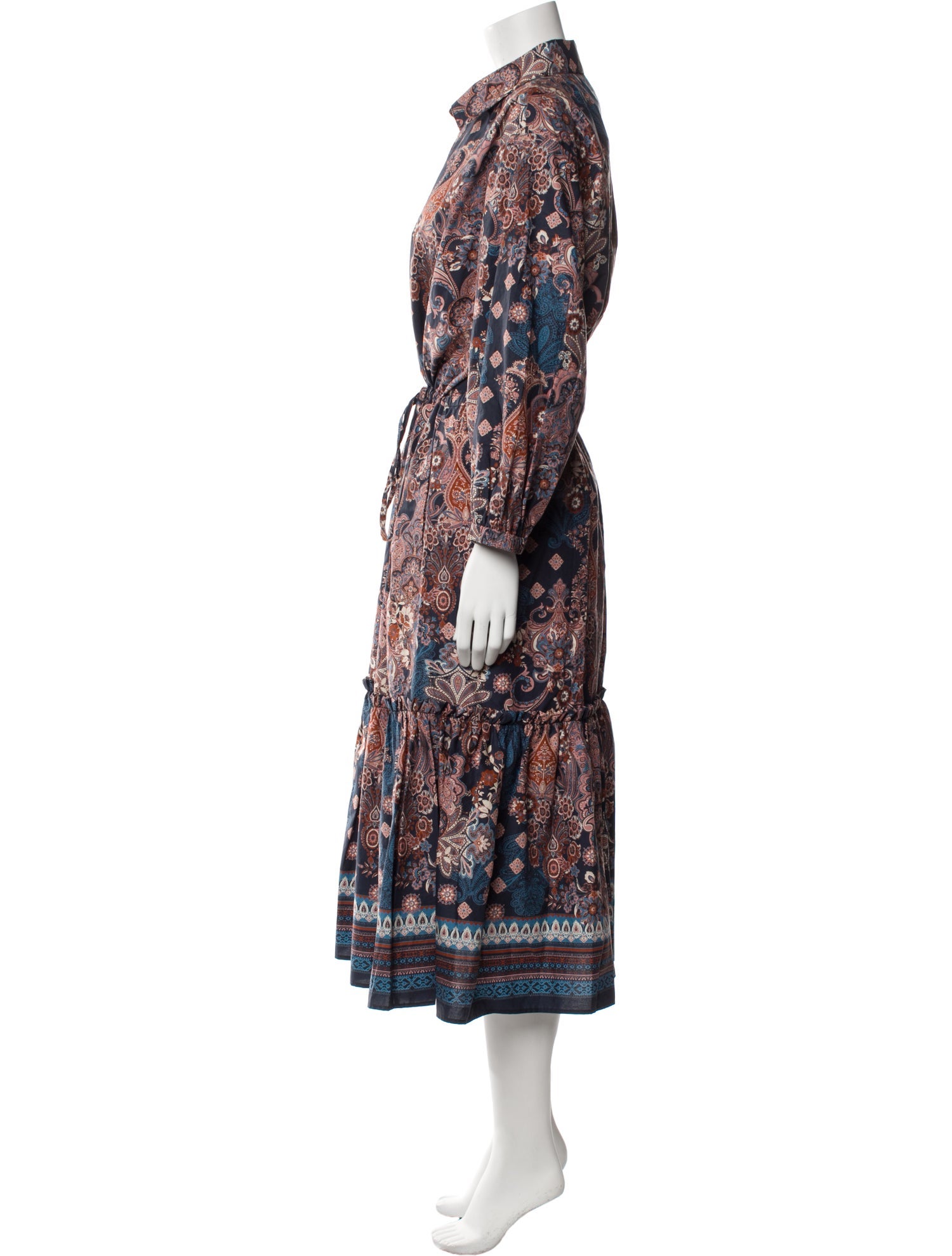 Cara Cara Paisley Print Long Dress w/ Tags